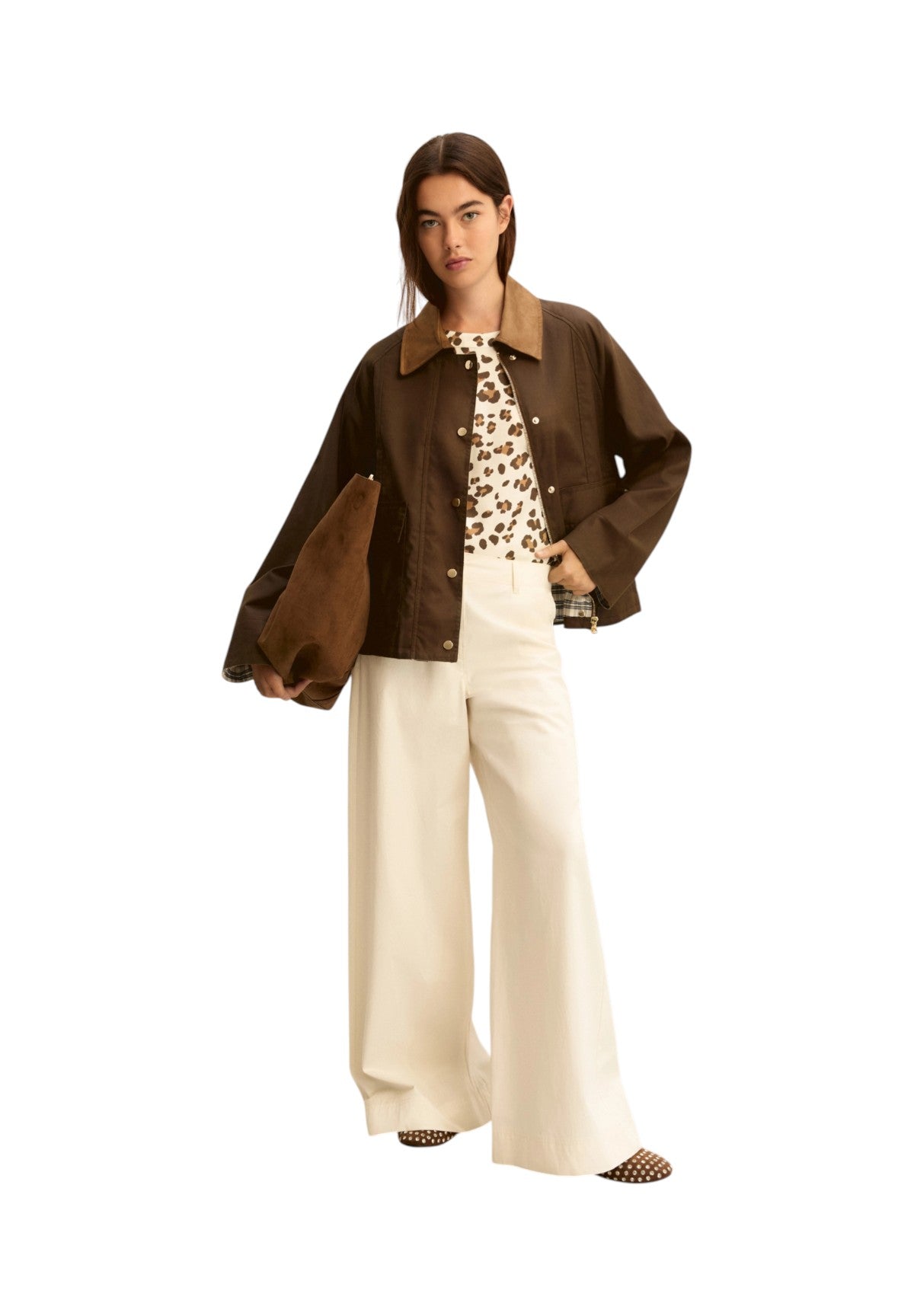 T-shirt a Maniche Corte 2615111211200 EMMRANE Bianco Lana