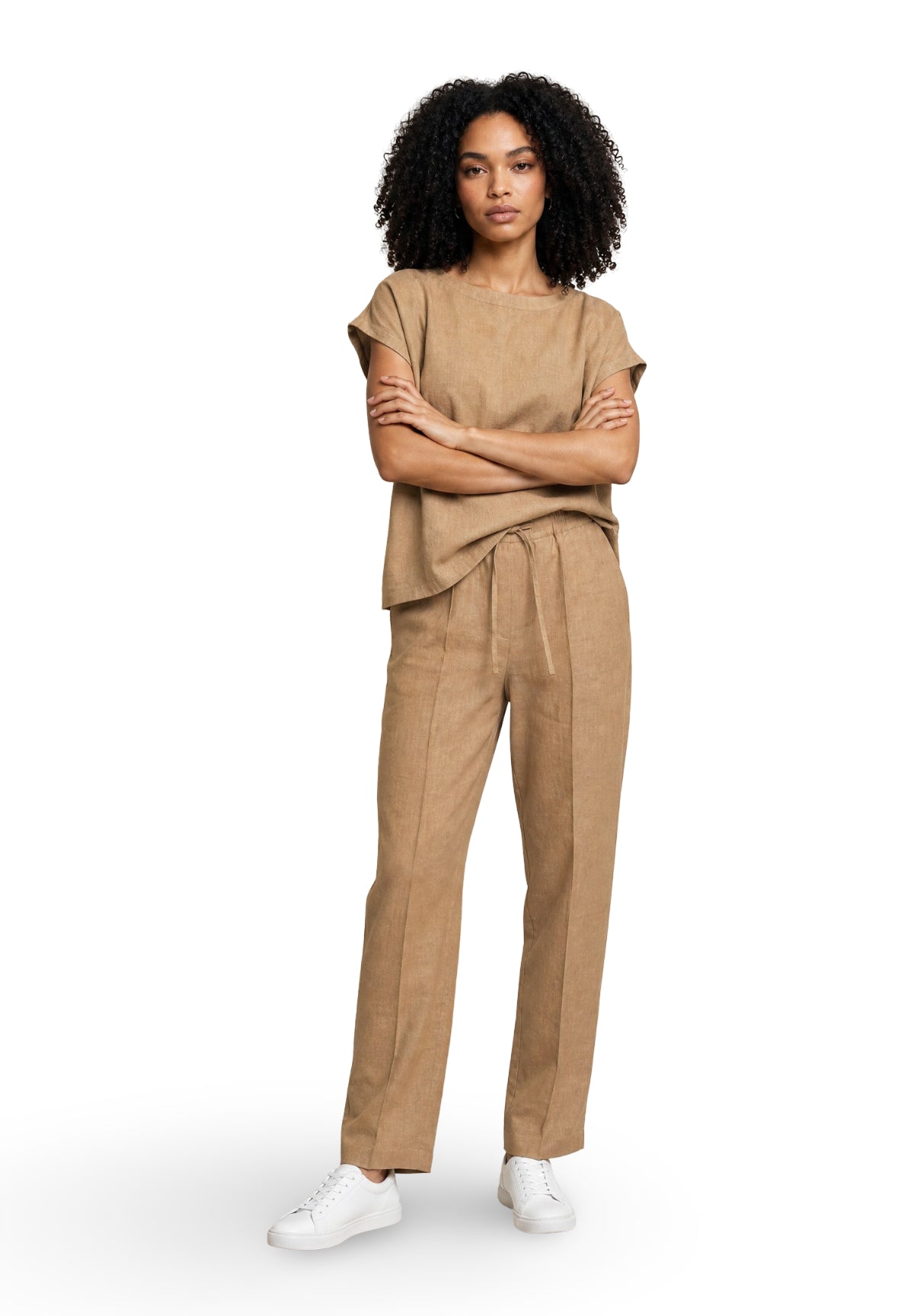 Pantaloni 2615131232200 EMMSAUNA Ecru