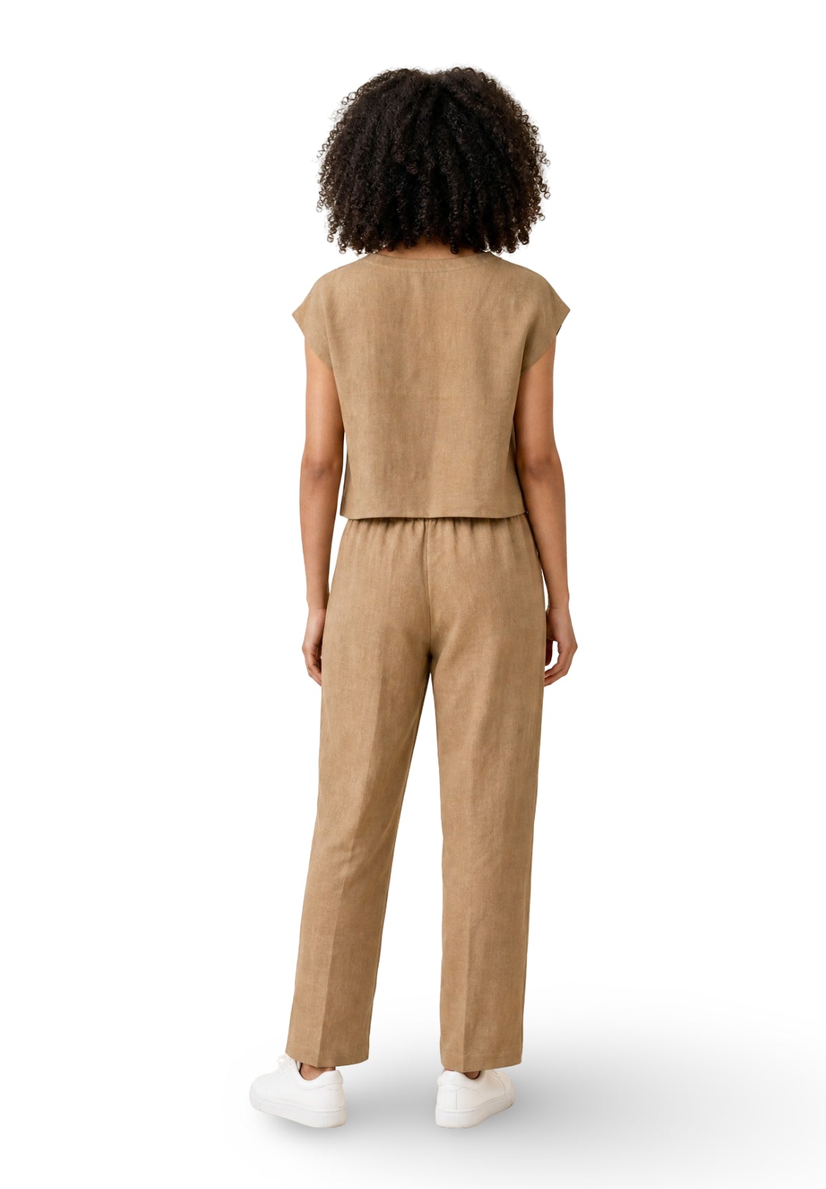 Pantaloni 2615131232200 EMMSAUNA Ecru