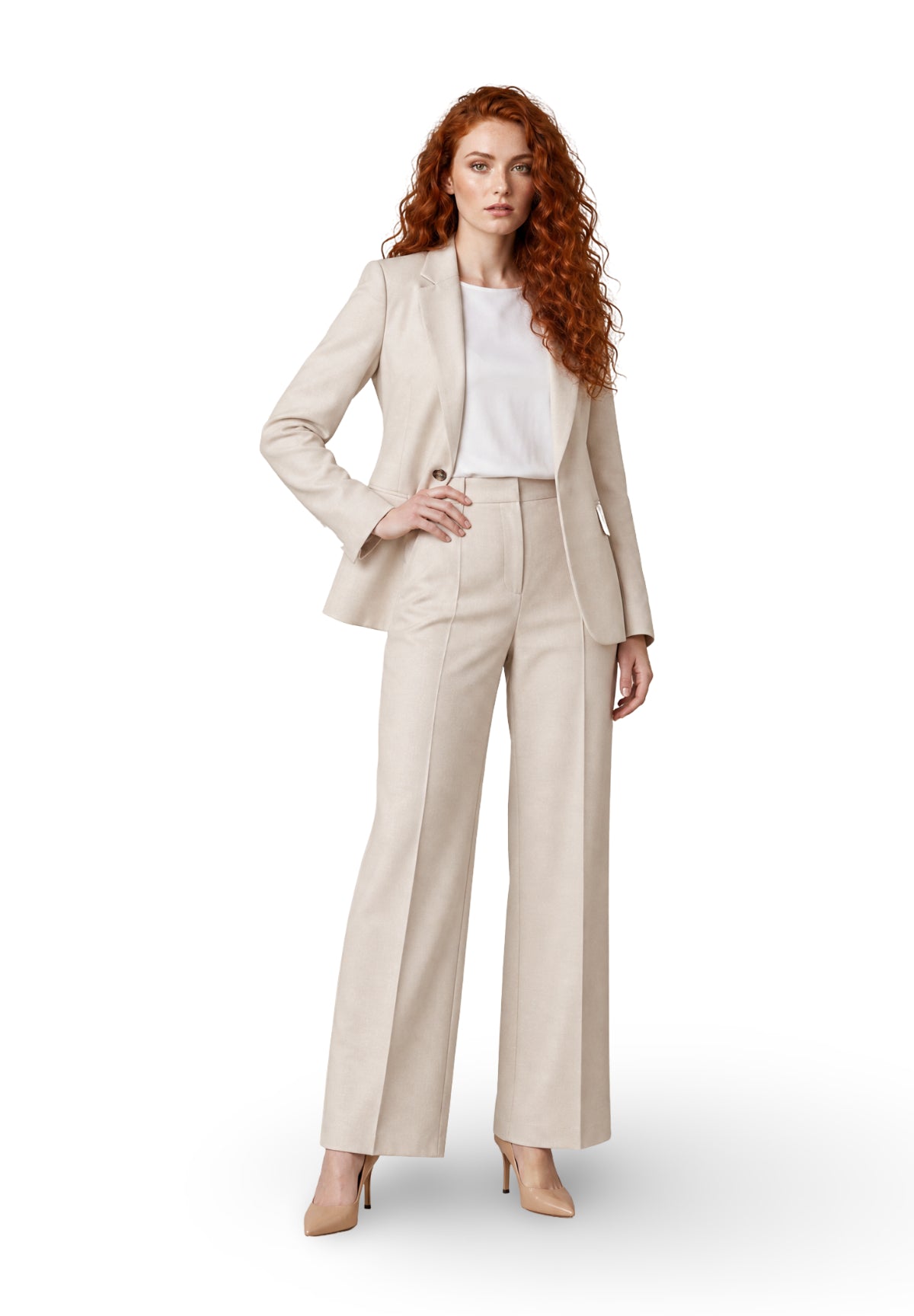Tailleur 2615091011200 EMMSLOGAN Ecru