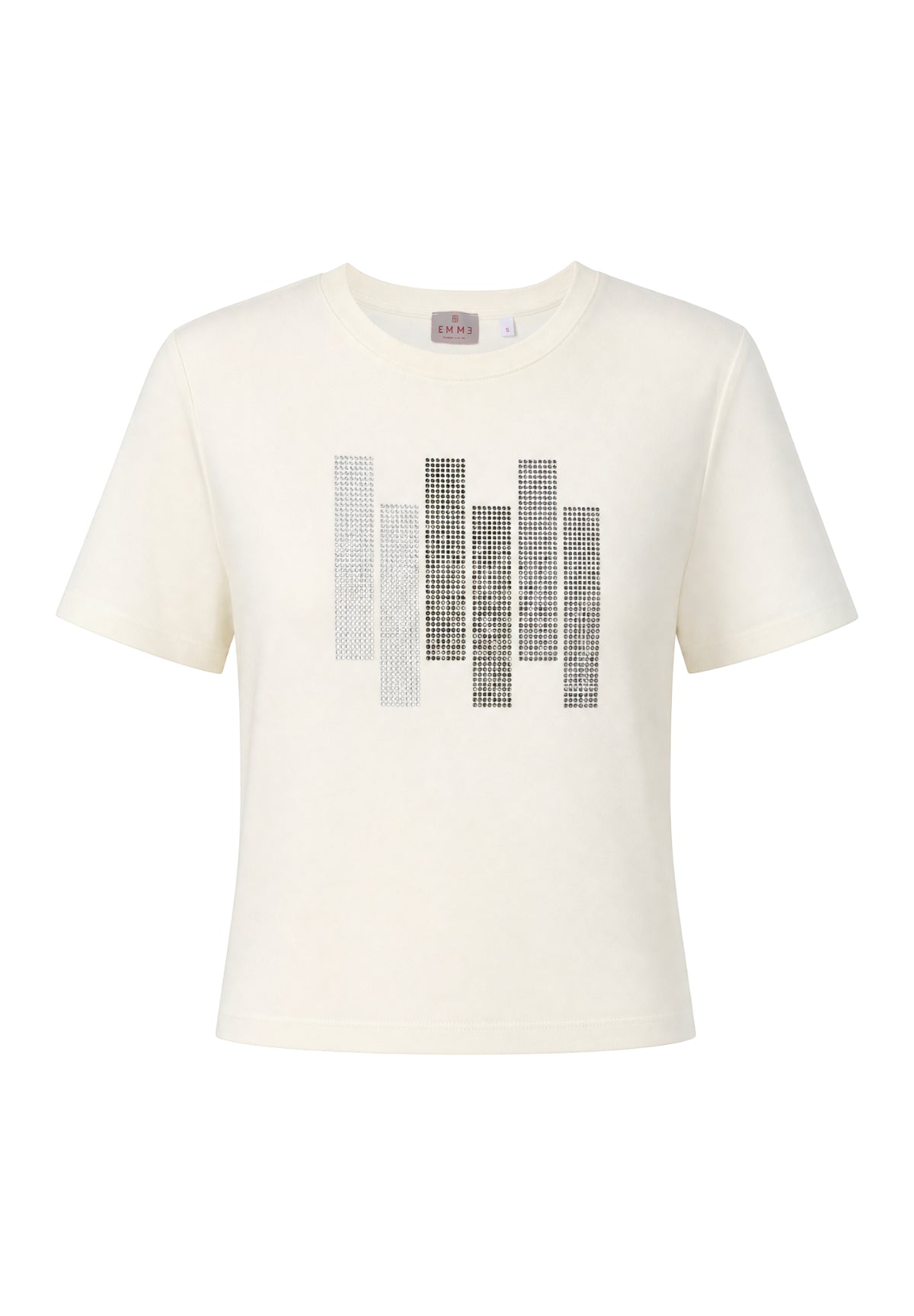 T-shirt a Maniche Corte 2615971071200 EMMTESSILE Bianco