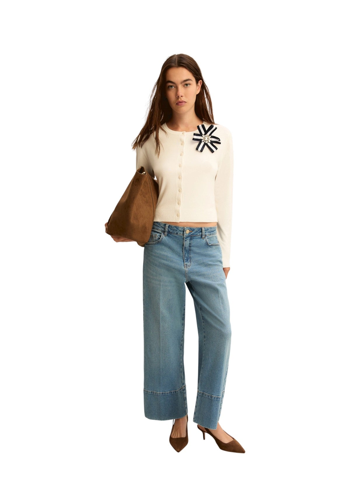 Cardigan 2615341031200 EMMVICARIO Bianco