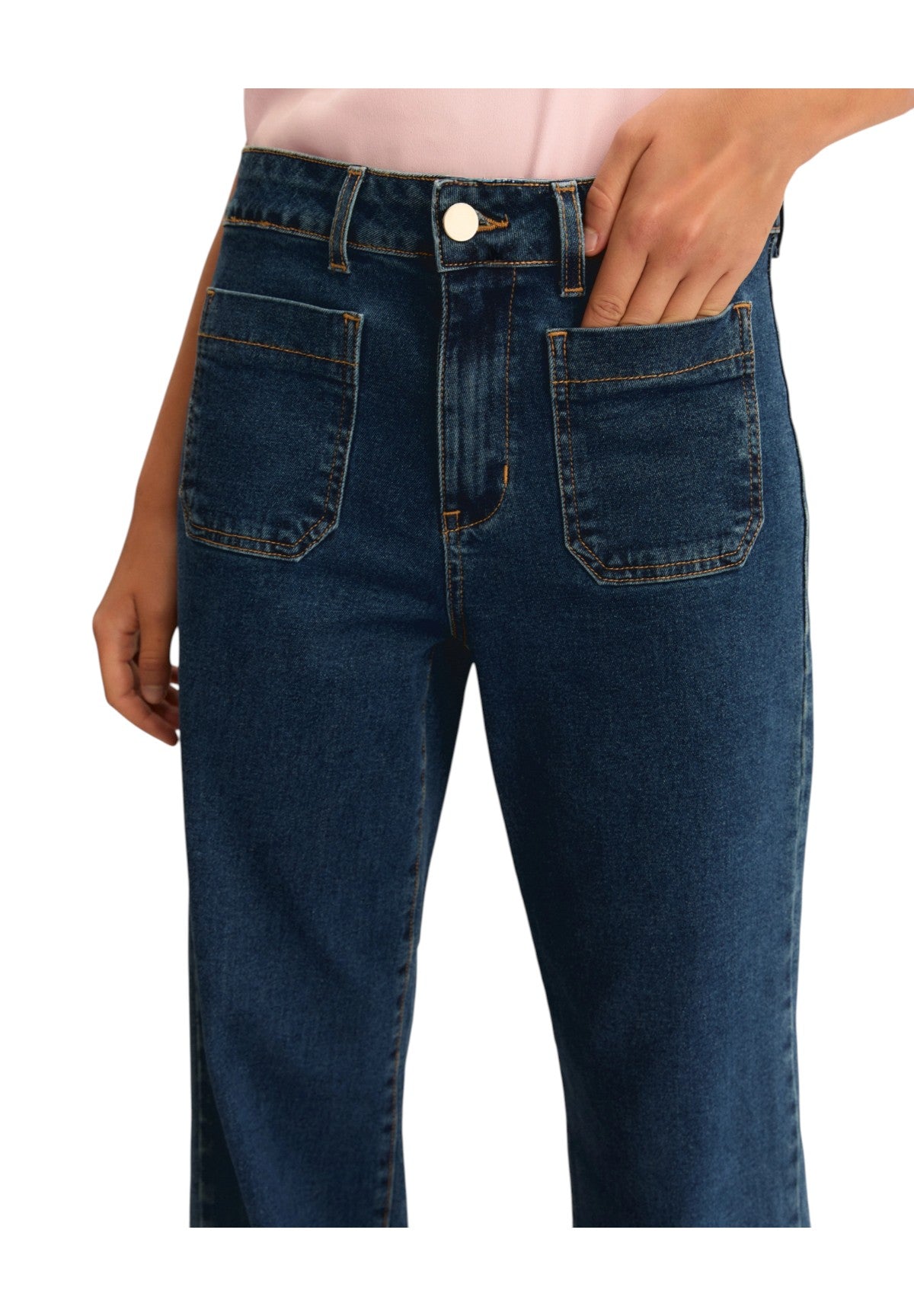 Jeans 2615181021200 EMMWIDEFLARE Blu