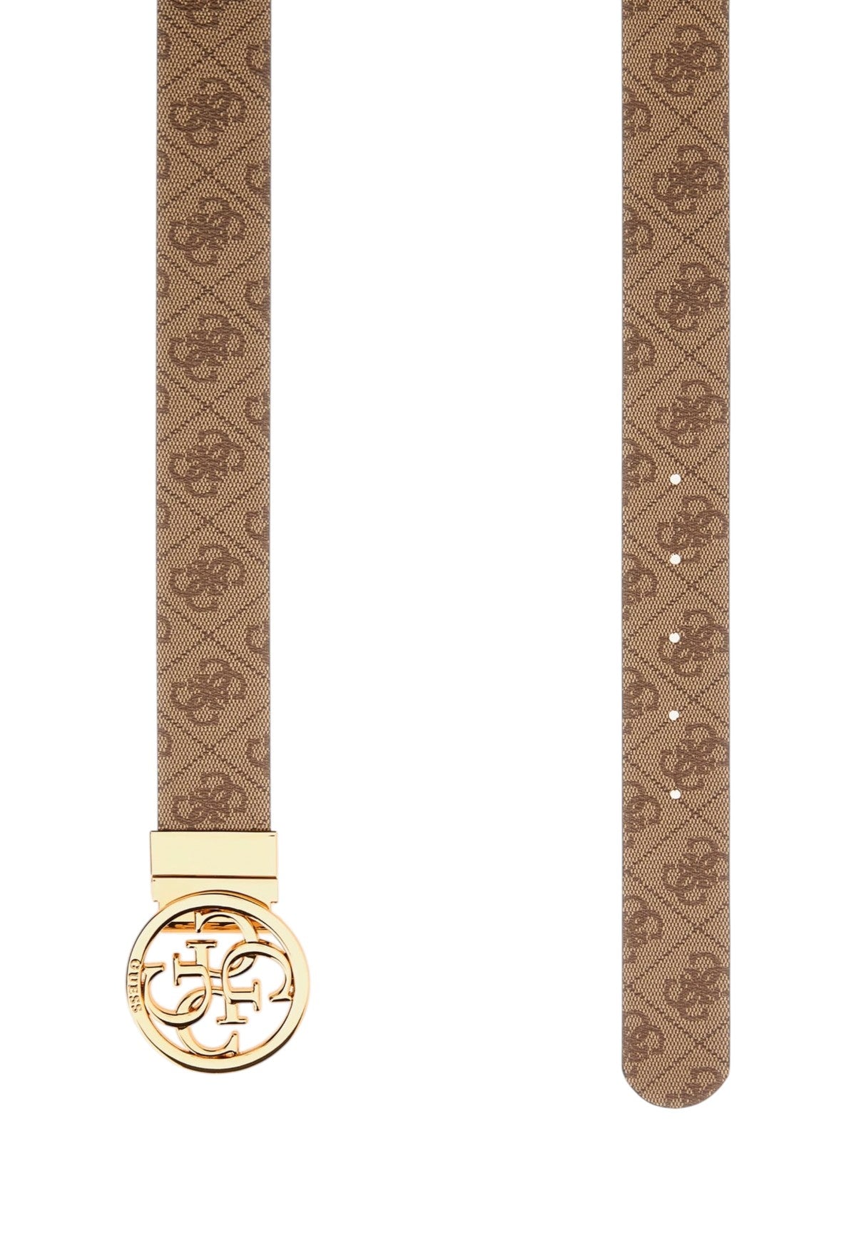 Cintura Noelle Adj & Rev Pant Belt H35 BW9166 Latte Logo