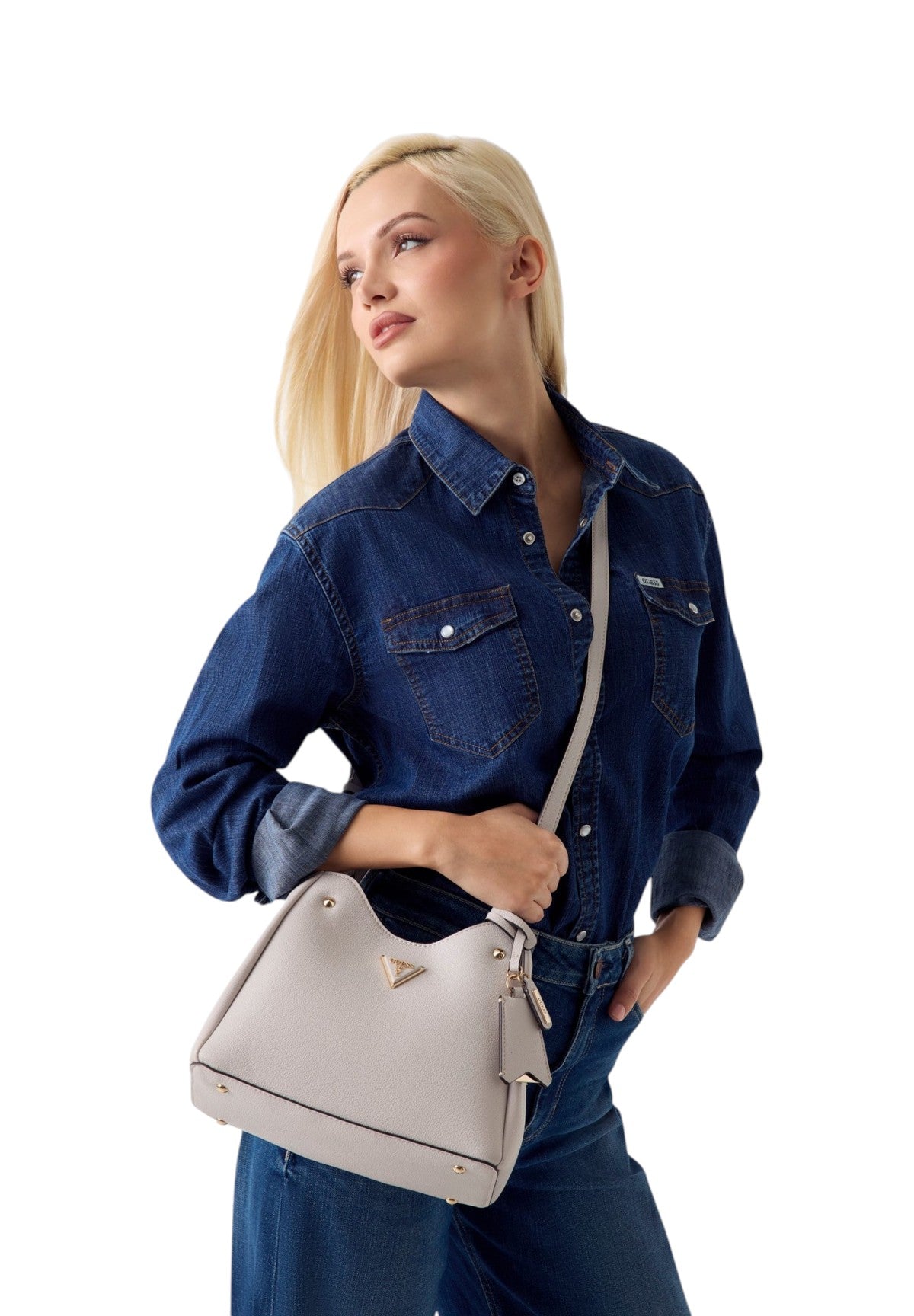 Borsa a Mano Meridian Ii Girlfriend Tote HWBG69 Ivory