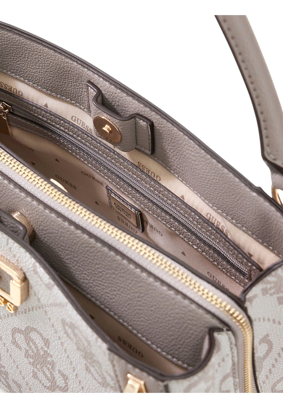Borsa a Spalla Karnilla Logo Gfriend Carryall HWOS99 Dark Taupe Logo