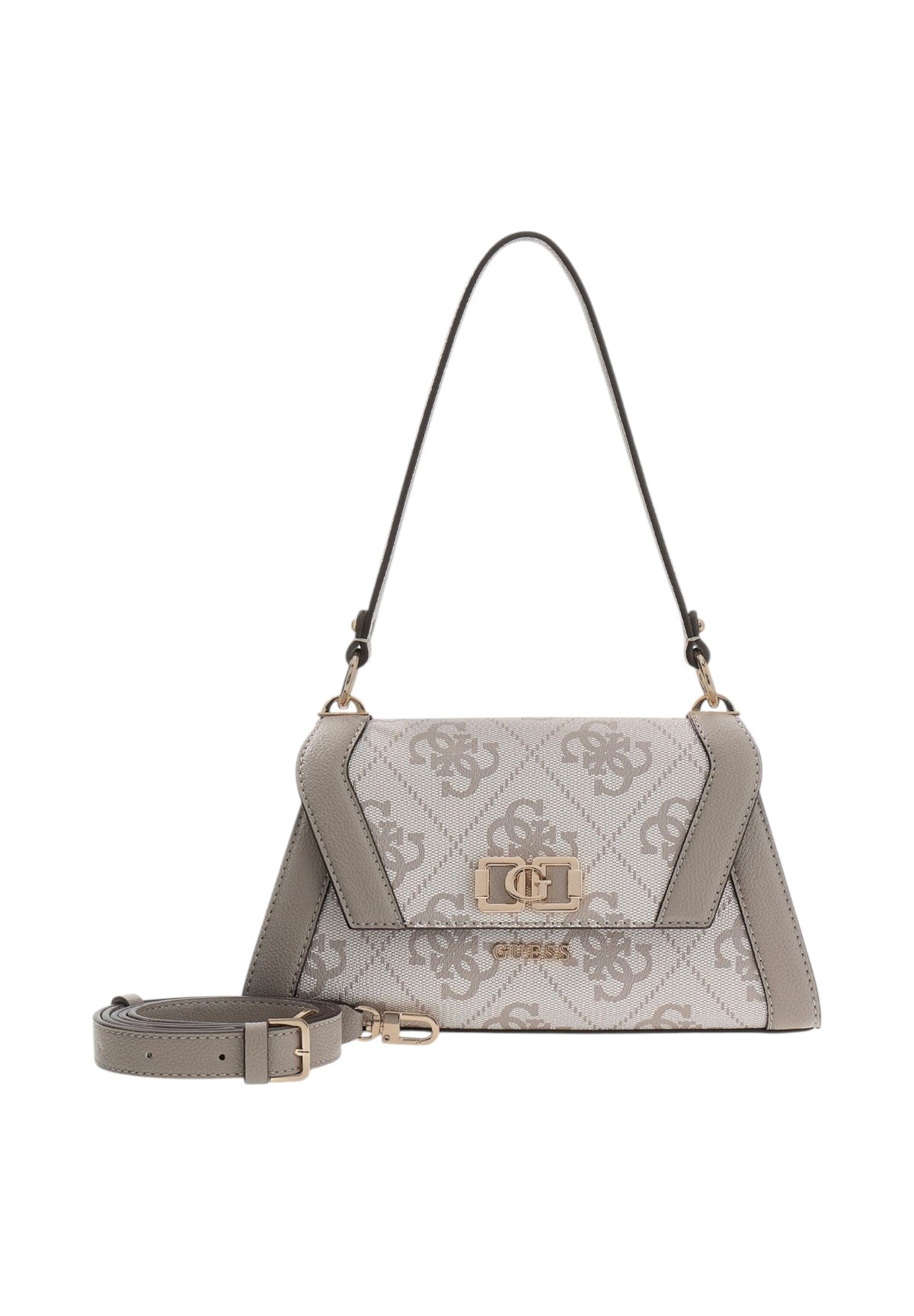 Borsa a Spalla Karnilla Logo Gfriend Carryall HWOS99 Dark Taupe Logo