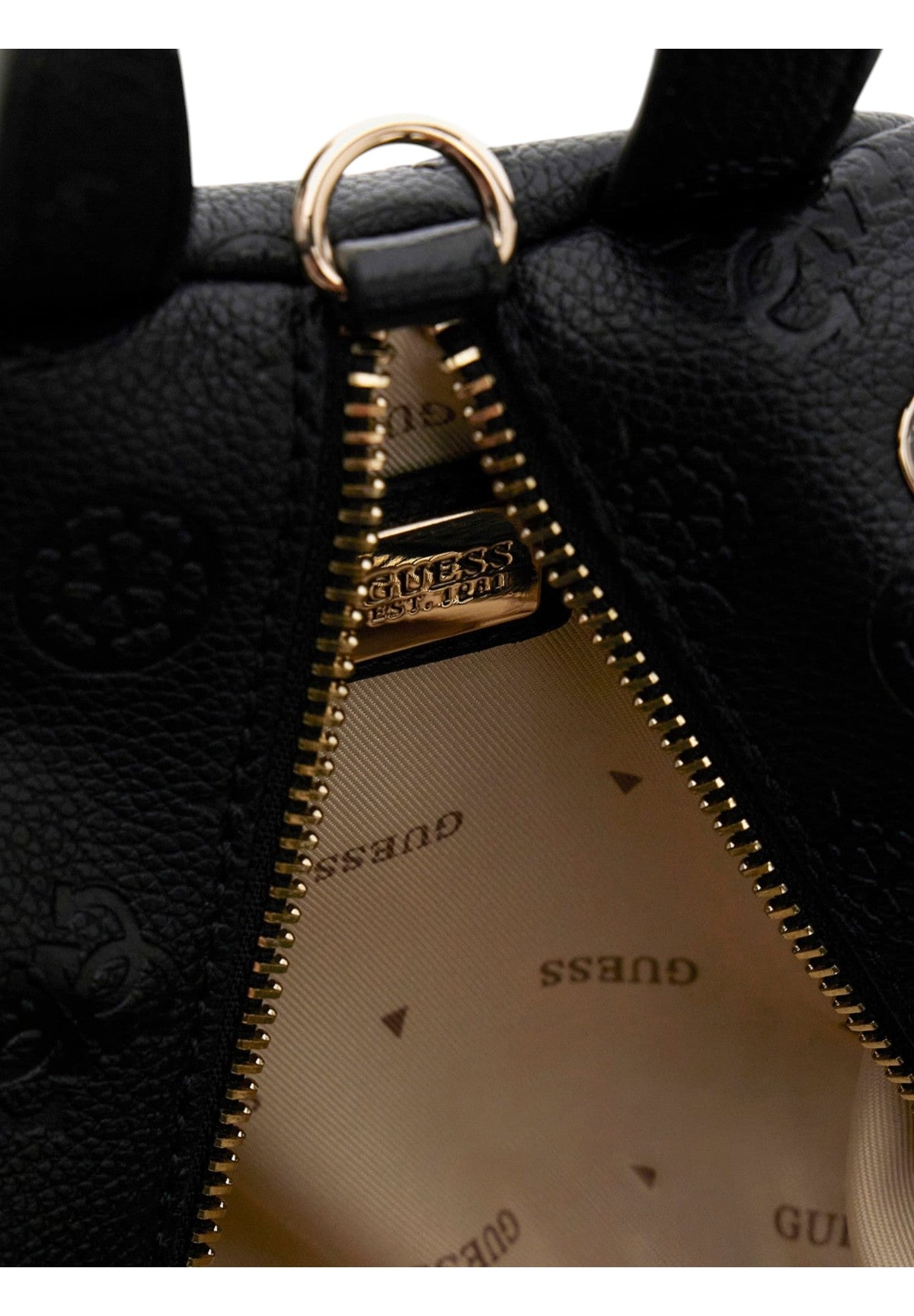 Borsa a Mano Anise Top Handle Pouch HWPD99 Black Logo