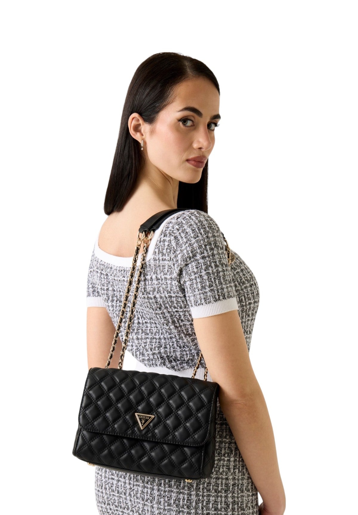 Borsa a Tracolla Giully Ii Dome Backpack HWQG96 Black