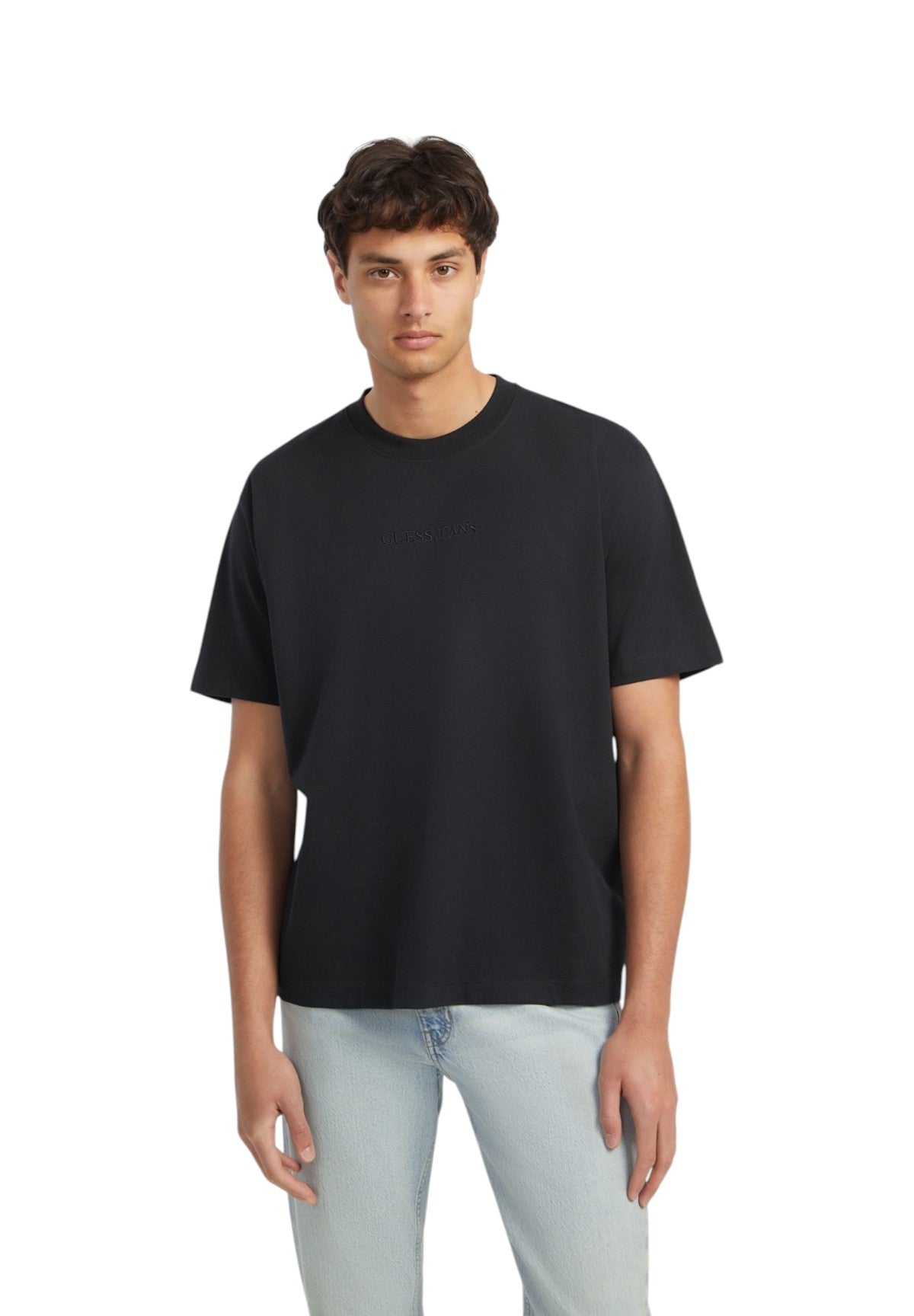 T-shirt a Maniche Corte Gj Ss Cn Os Logo Emb Tee M4YI44 Jet Black A996