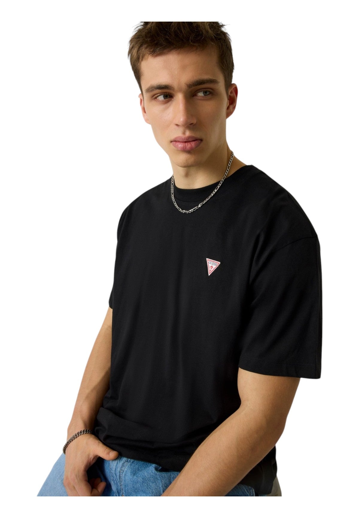 T-shirt a Maniche Corte Gj Ss Cn Os Mini Triangle Tee M4YI46 Jet Black A996