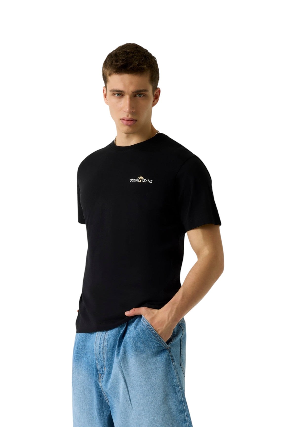 T-shirt a Maniche Corte Gj Ss Cn Reg Nautical Tee M6GIB7 Jet Black A996