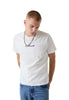 Guess Jeans T-shirt a Maniche Corte Gj Reg Fit Jacquard Stripe Tee M6GIZ3 Alabaster White Mult