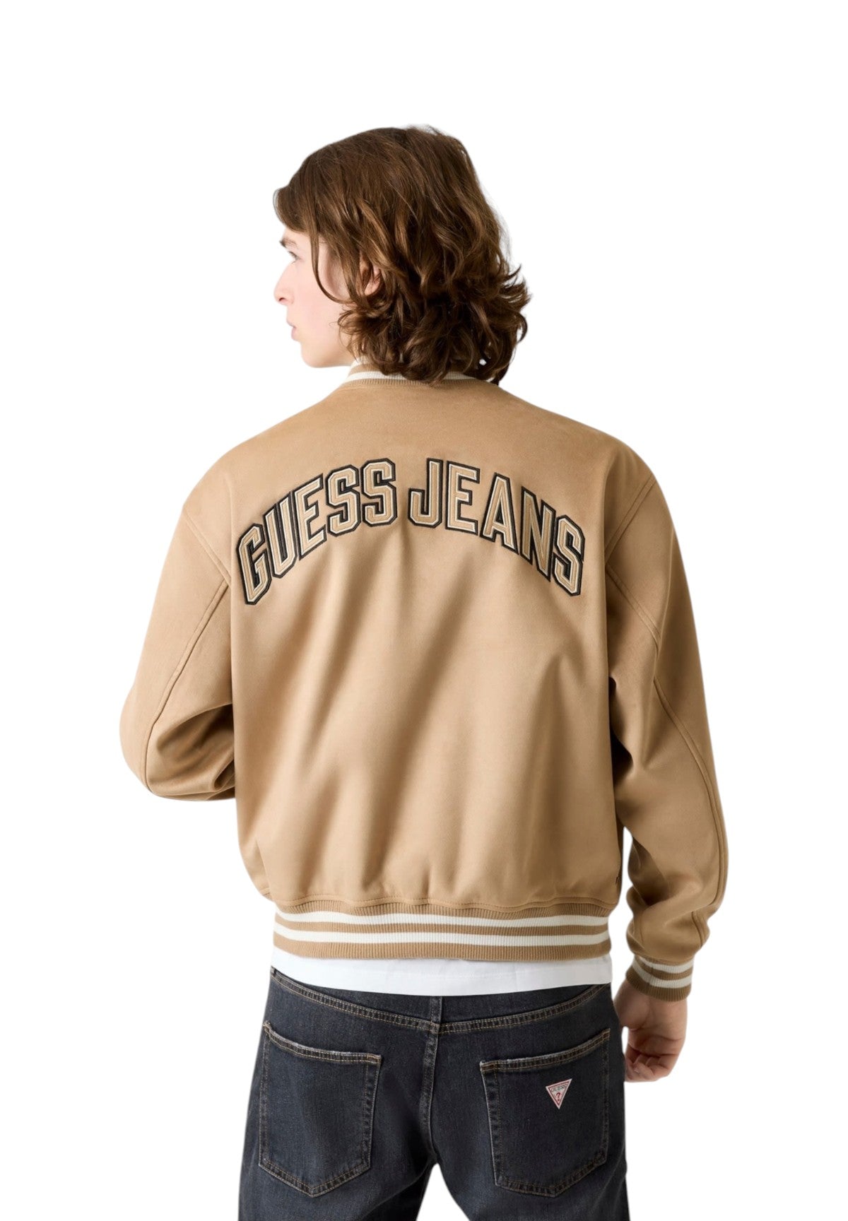 Giubbotto Gj Faux Suede Bomber M6RL0J Desert Mud