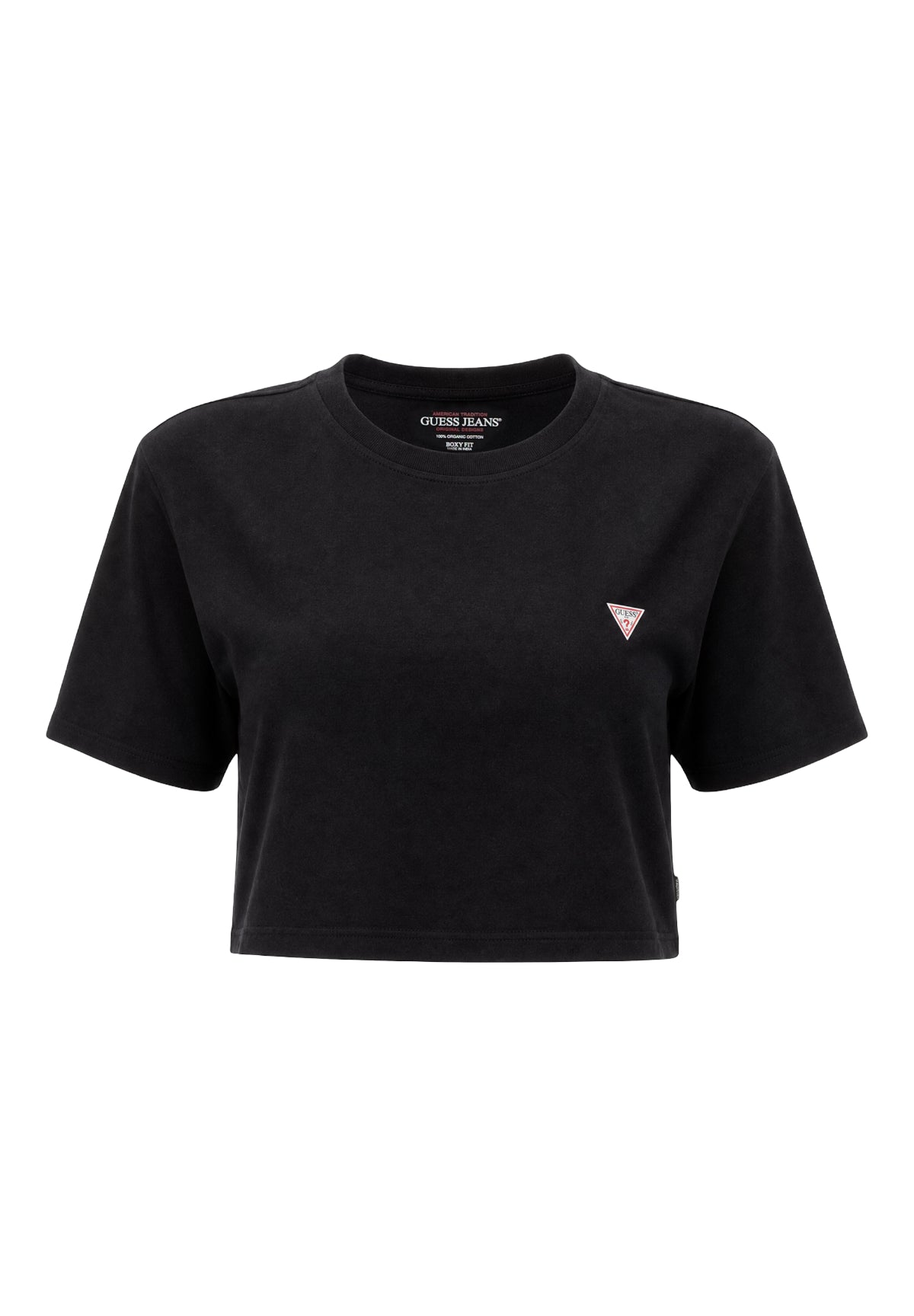 T-shirt a Maniche Corte Gj Ss Cn Boxy Mini Triang Tee W4YI05 Jet Black A996