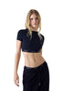 Guess Jeans Top Gj Ss Crop Top W5YZ02 Pure White
