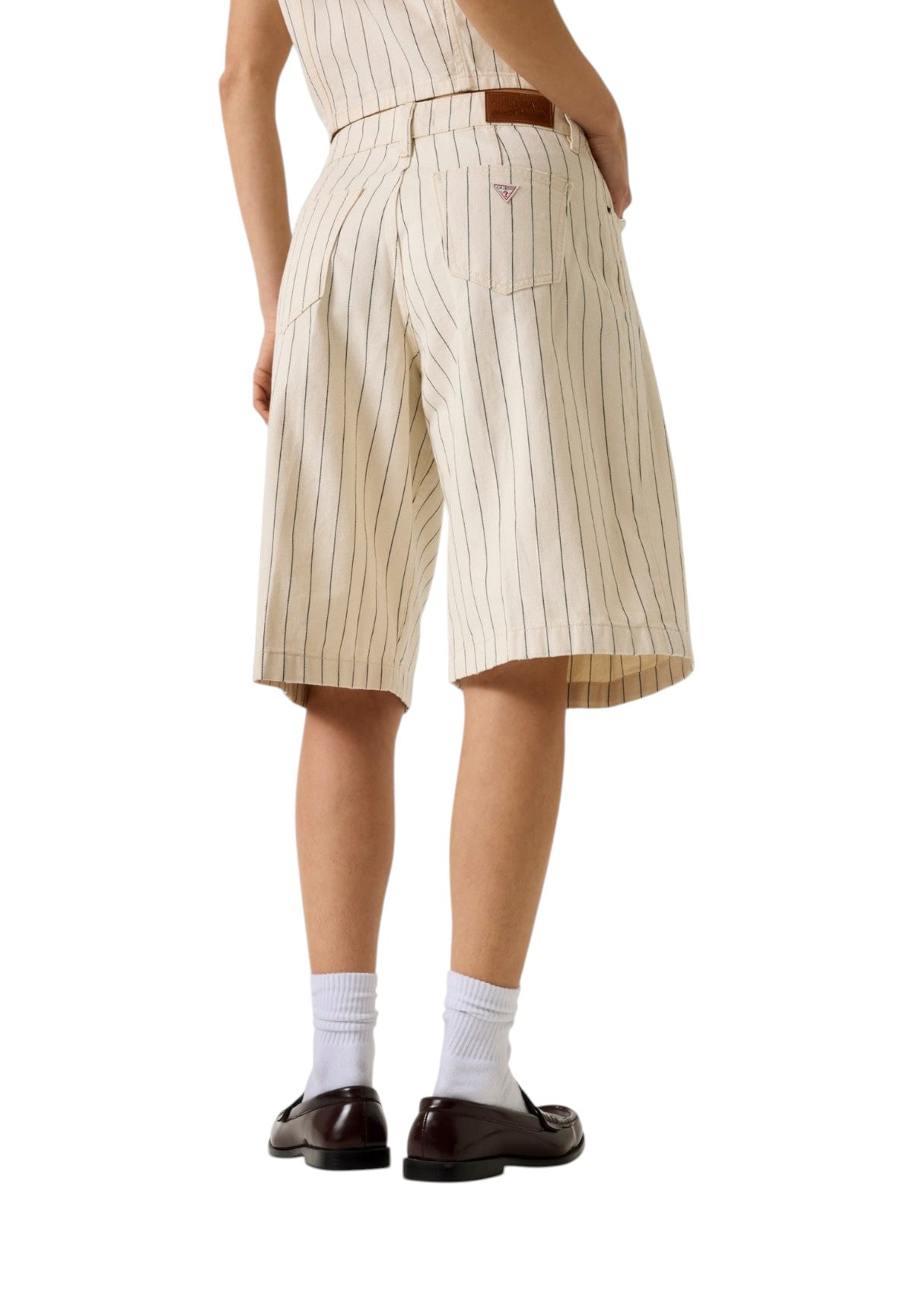 Shorts Gj Classic Pleated Bermuda W6GDY5 Gj Hickory Stripe