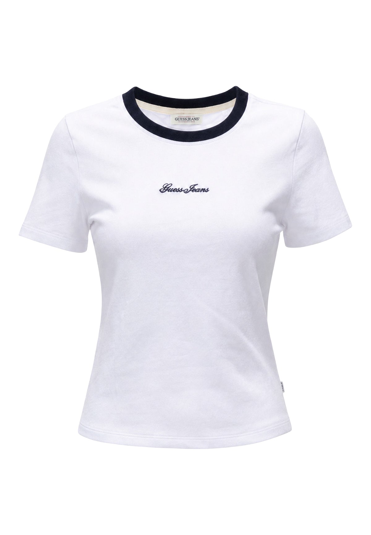 T-shirt a Maniche Corte Gj Sl Cn Embro Ringer Tee W6GPA9 Pure White