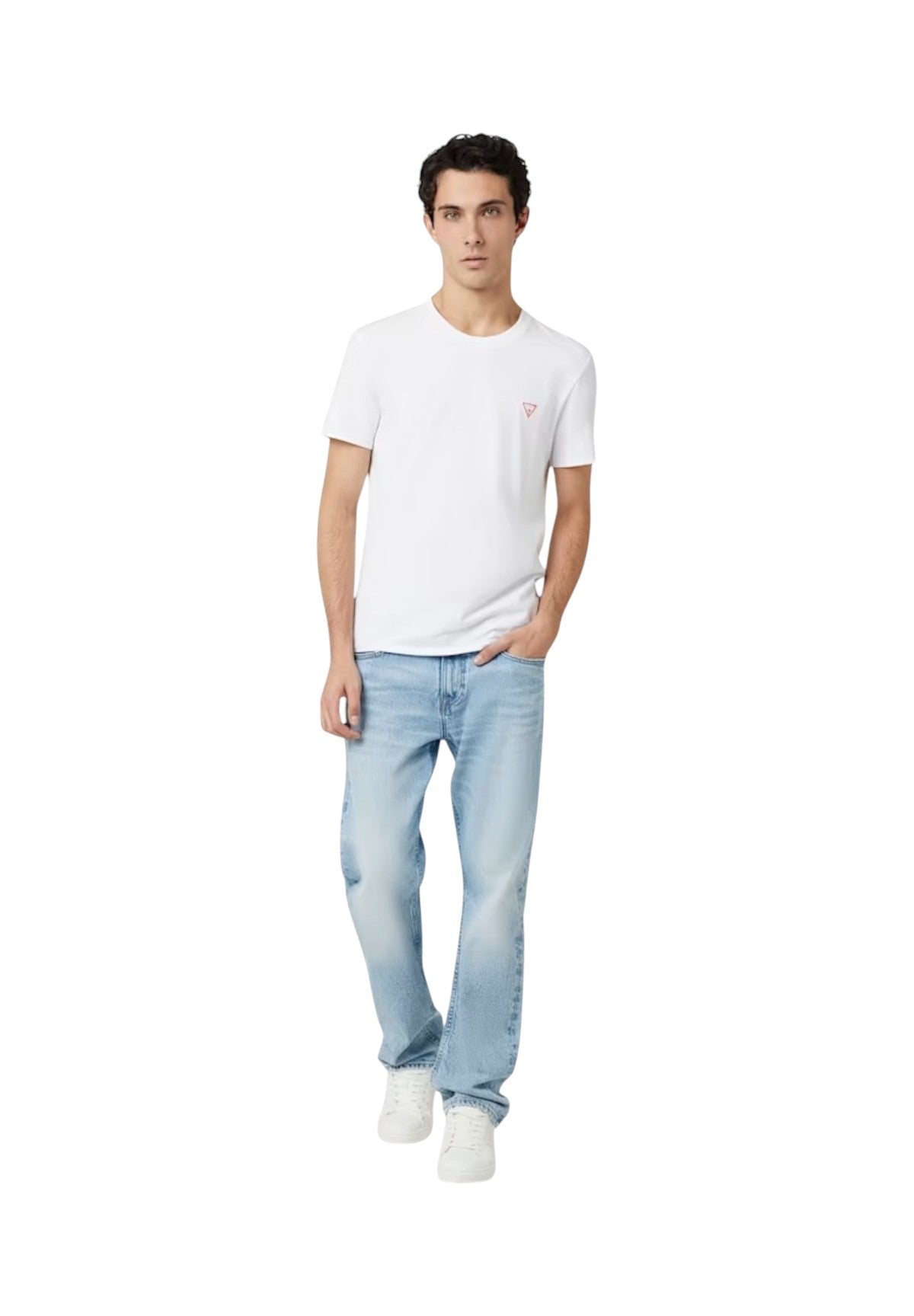 T-shirt* Cn Ss Core Tee Str M2YI24 Pure White