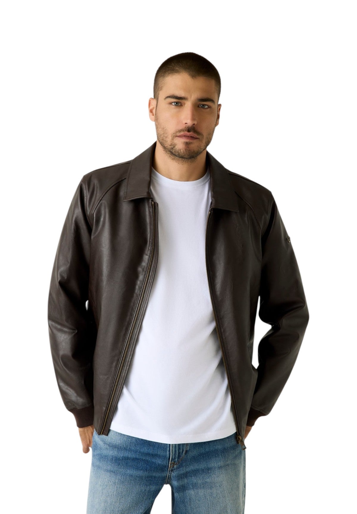 Giubbotto Aviator Jacket M6RL0A Coffee Roast