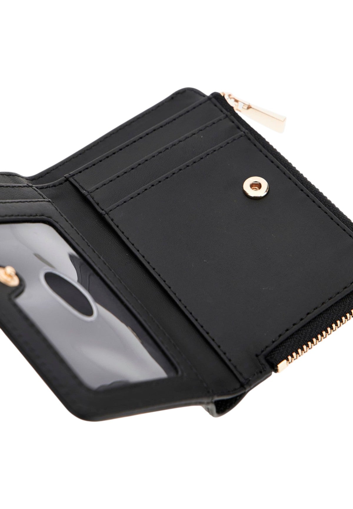 Portafoglio Laurel Ii Slg Dbl Zip Orgnzr SWZG74 Black