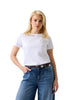 Guess T-shirt a Maniche Corte Ss Cn 3D Guess Script Tee W6GI08 Pure White