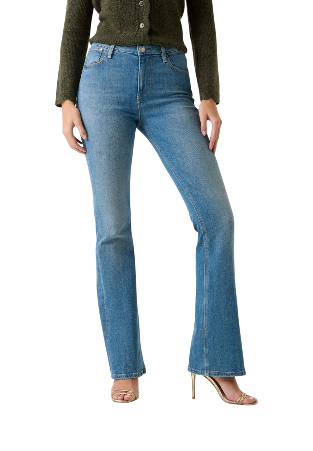 Jeans Sexy Flare W6RA0L Sunflower Bliss Wash