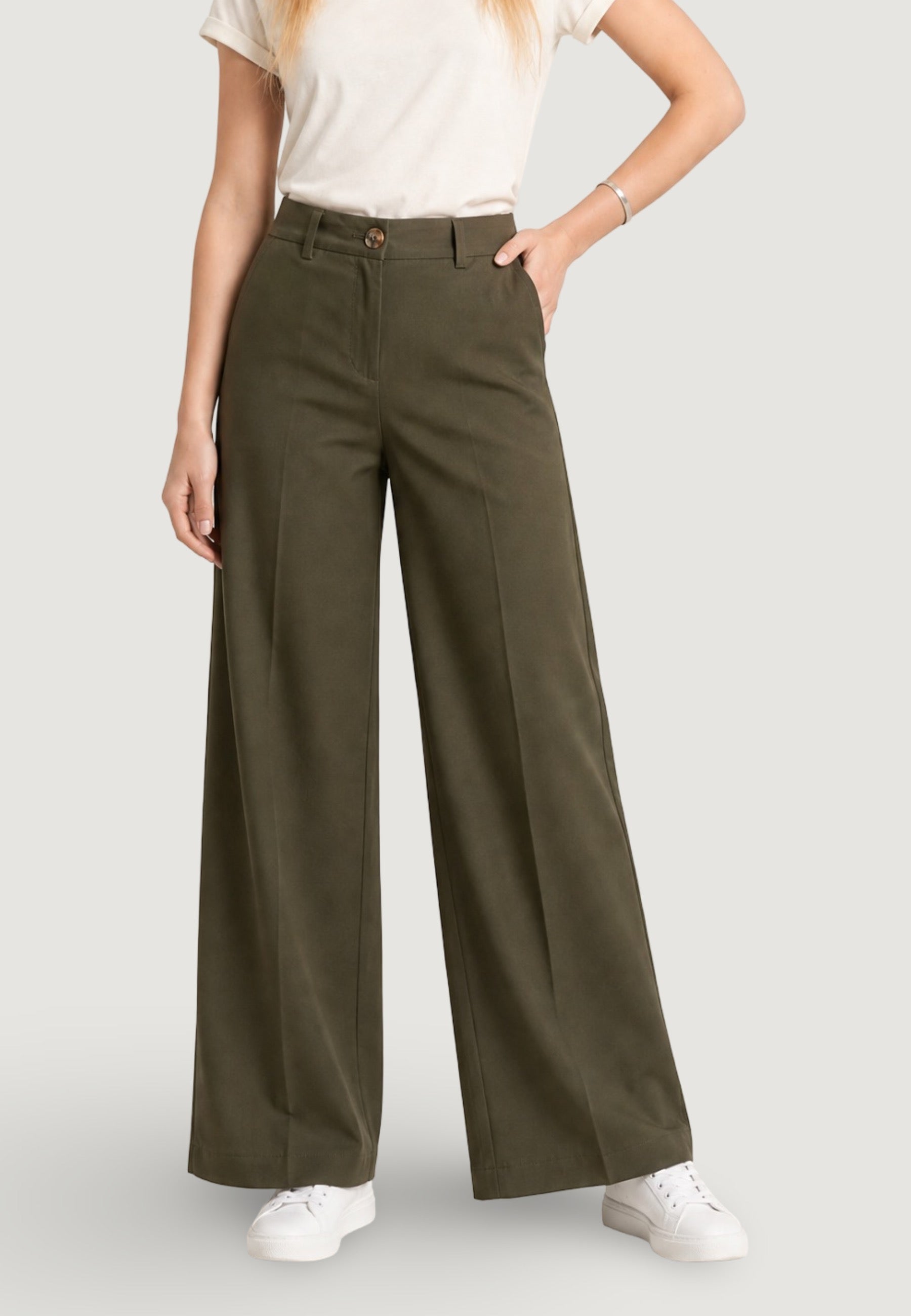 Pantaloni pantalone dritto 13528 Militare