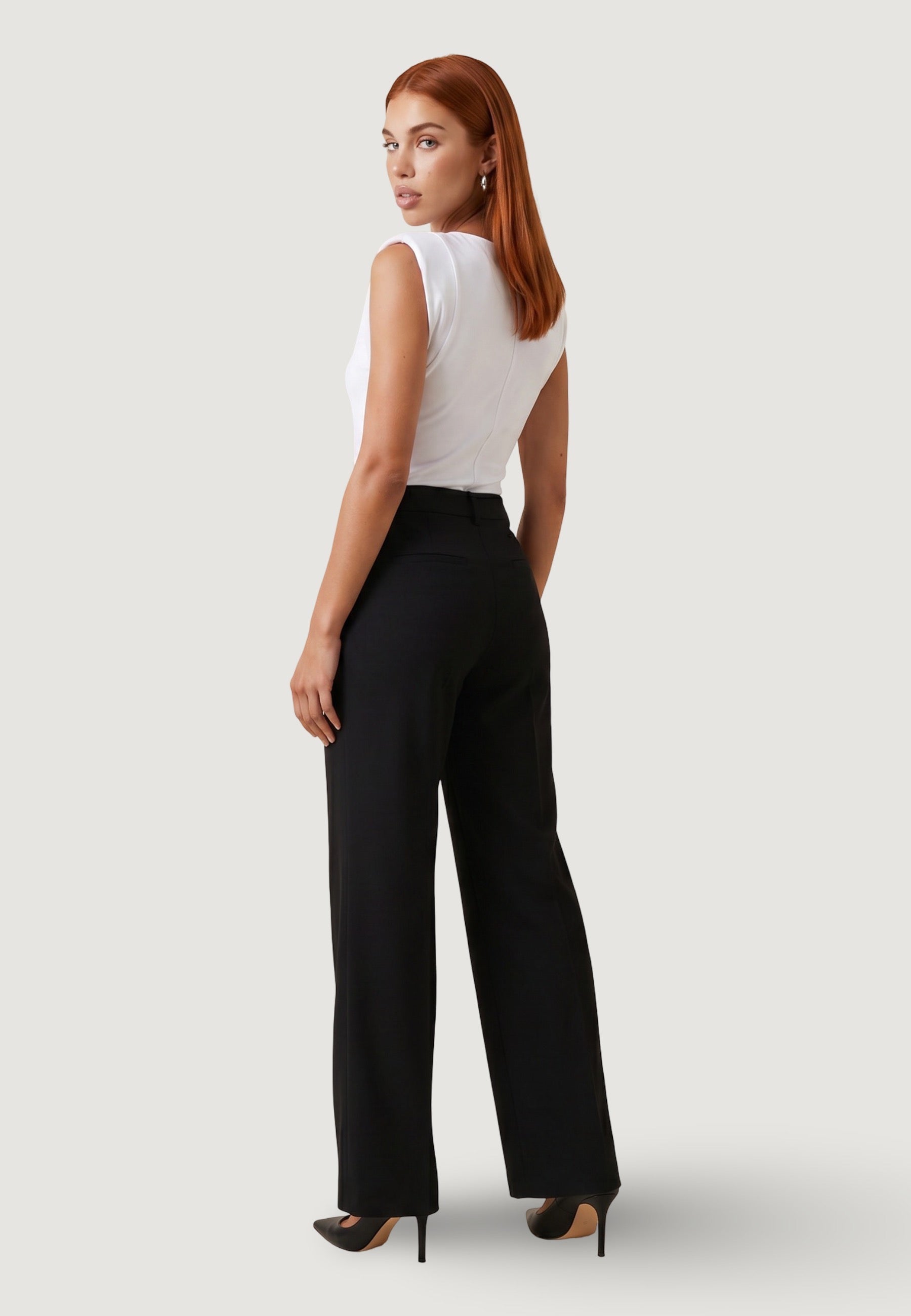 Top t-shirt con spallina 17198-2 Bianco