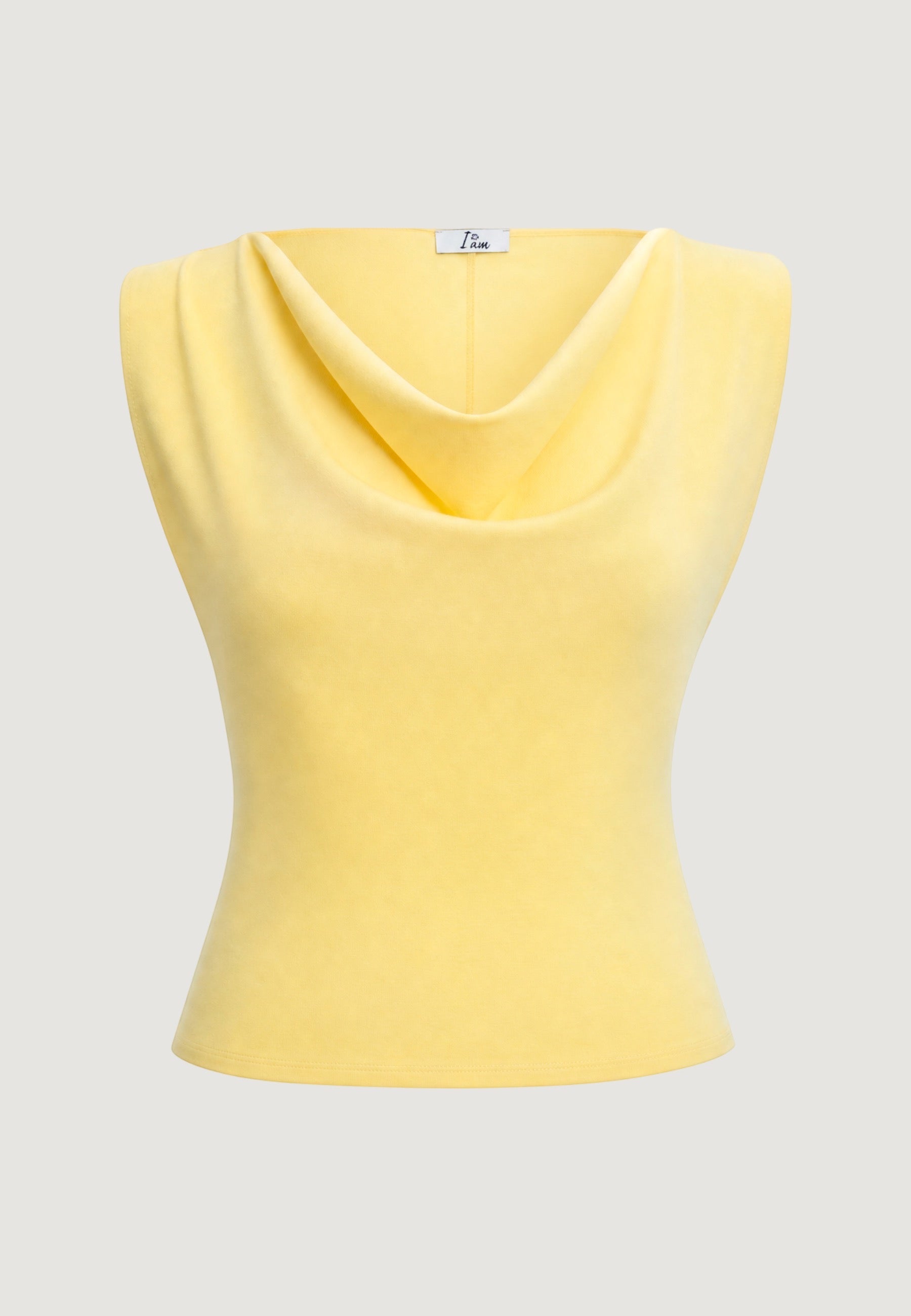 Top t-shirt con spallina 17198-2 Giallino