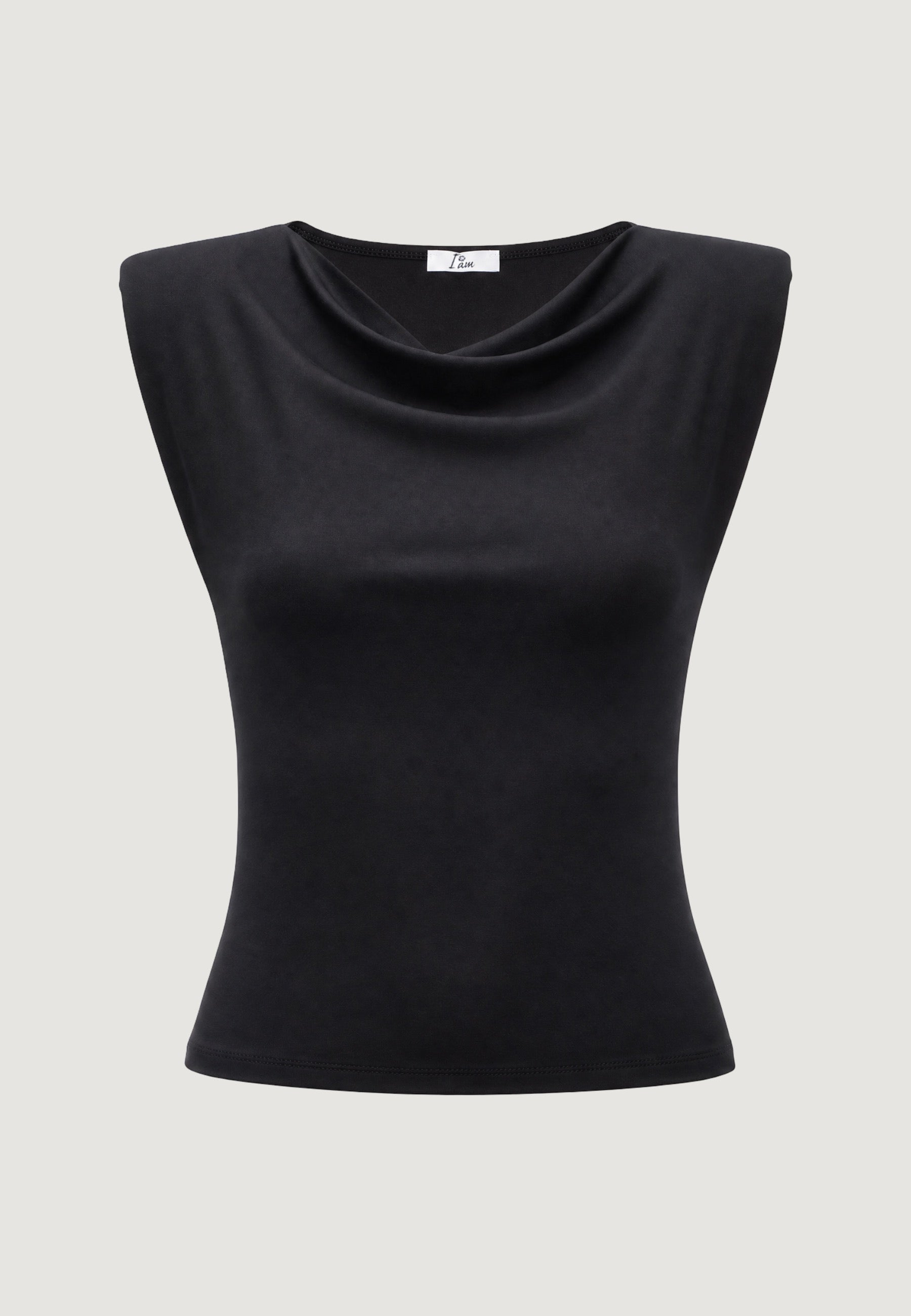 Top t-shirt con spallina 17198-2 Nero