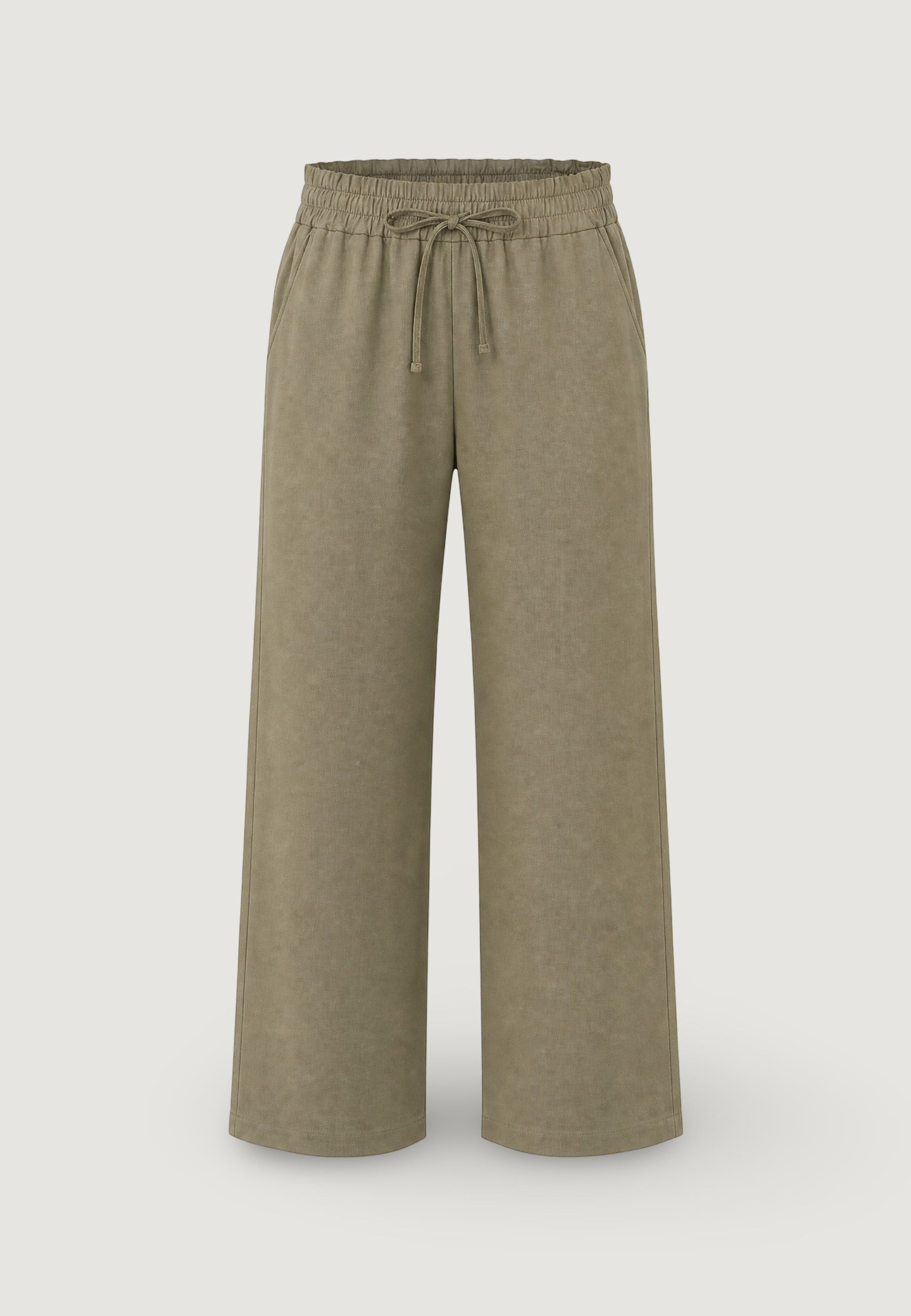 Pantaloni pantalone con elastico 17449-3 Salvia