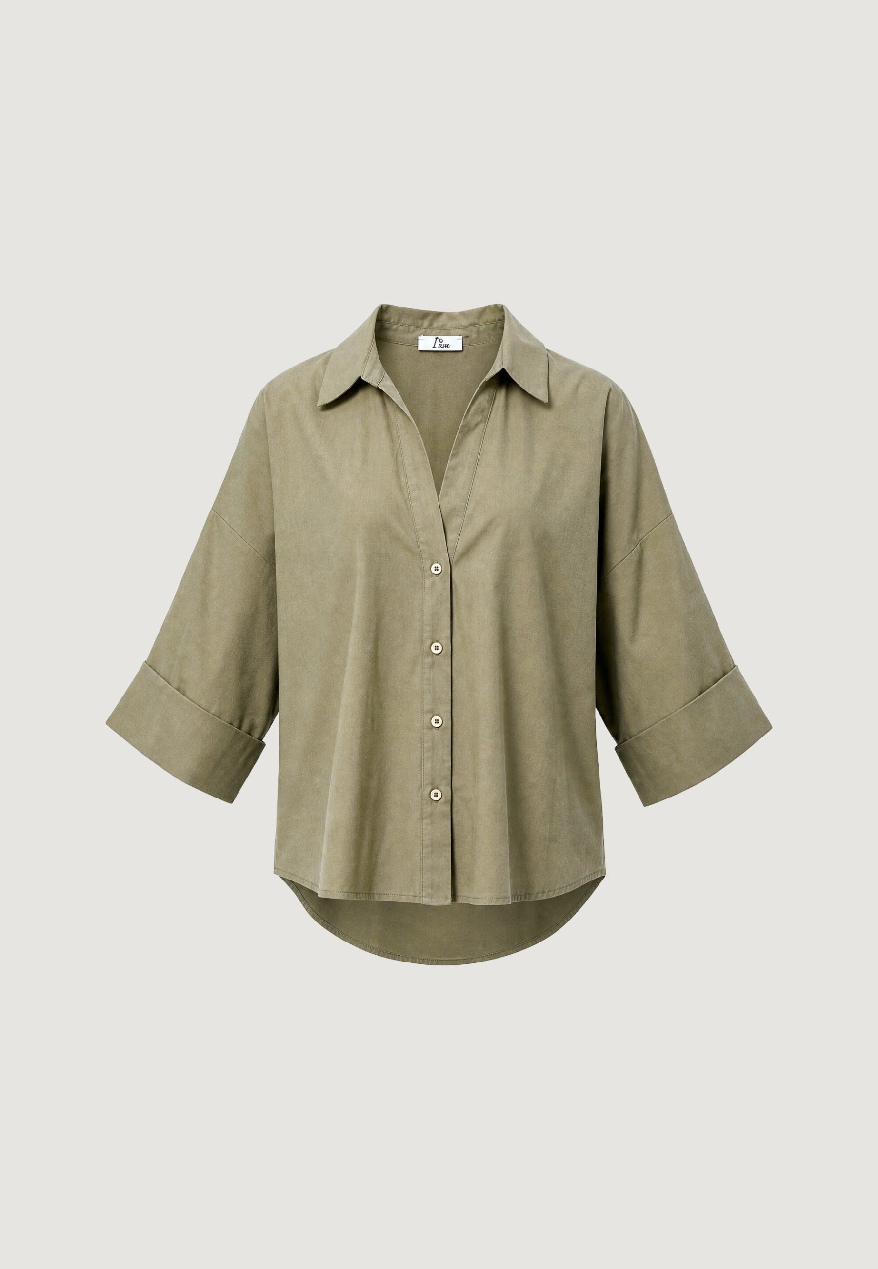 Camicia a Maniche Lunghe 17501-3 Salvia