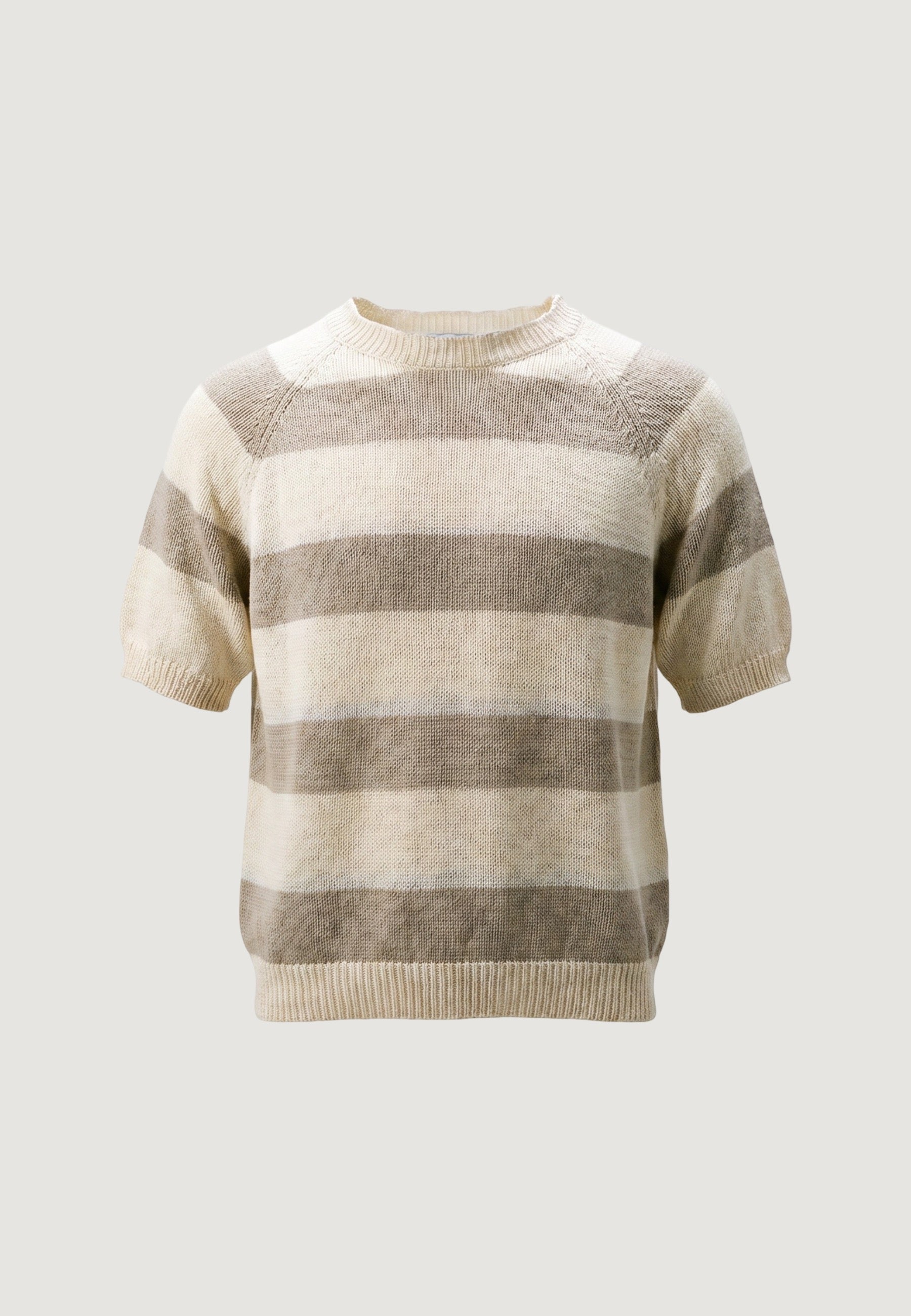 Maglia maglia cotone m/c 1810-2 Panna, Beige