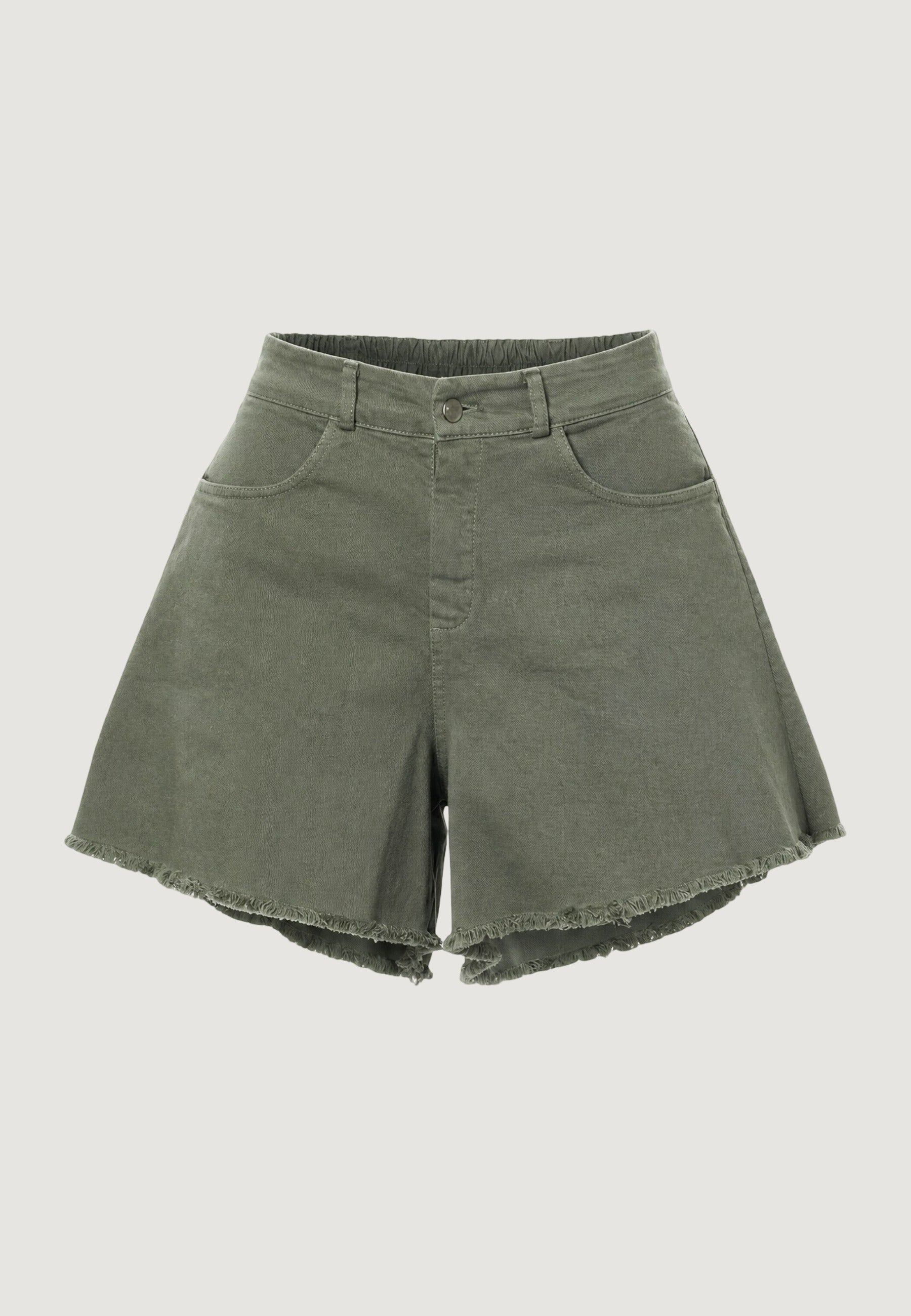 Shorts shorts frangiati gabardina 2131-2 Militare