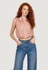 I Am Top camicia crop tencel viole 26104-2 Rosa