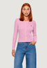 I Am Cardigan cardigan trecce + ricamo fiore 26235 Giallo
