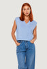 I Am Top gilet scollo v 26236 Giallo