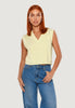 I Am Top gilet scollo v 26236 Giallo
