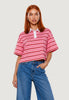I Am Polo Jersey polo riga jersey 26521-2 Rosa, Rosso