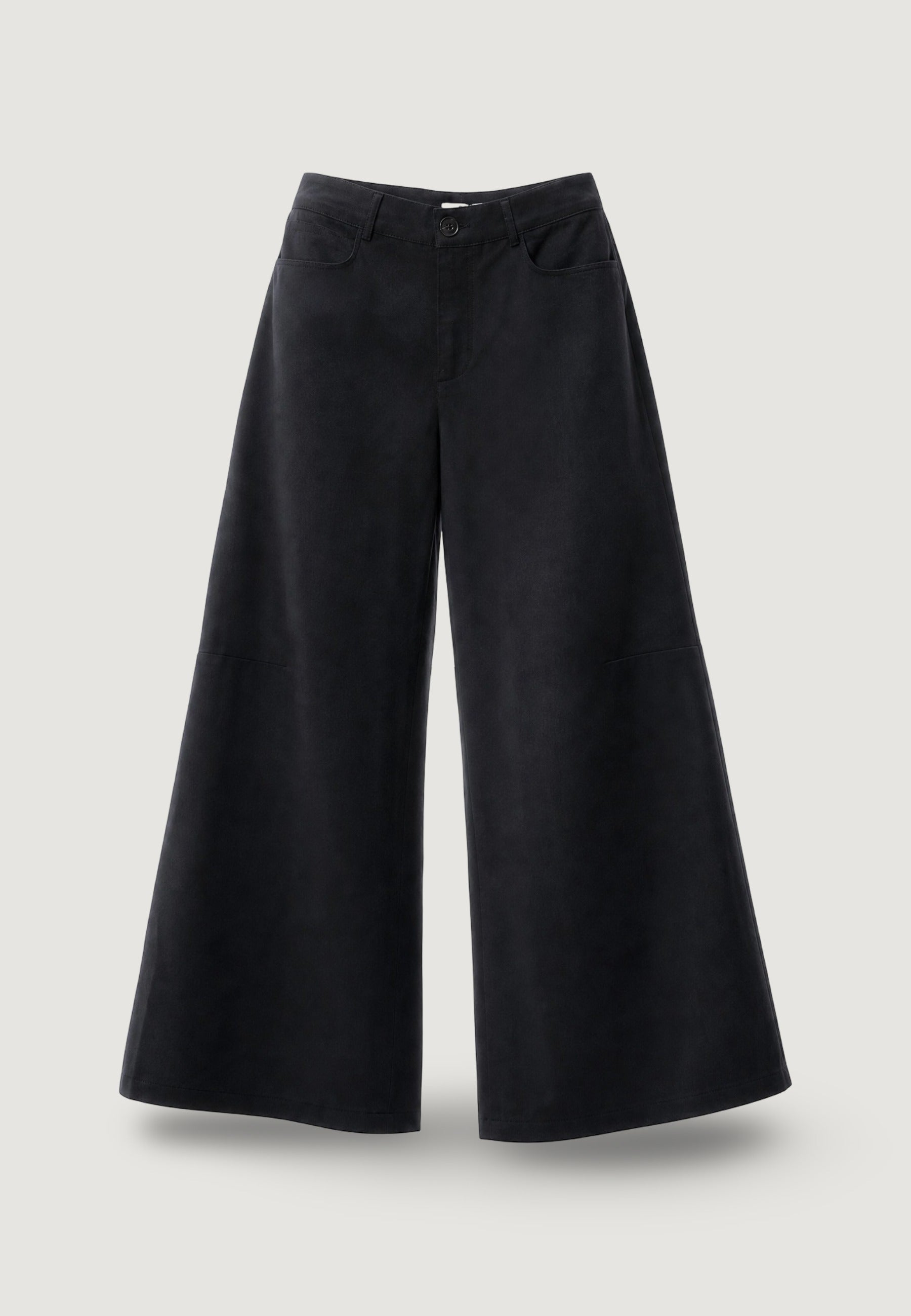 Pantaloni pant. palazzo tencel 30901-2 Nero