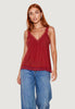 I Am Top top crinkle + pizzo 53127-3 Cioccolato