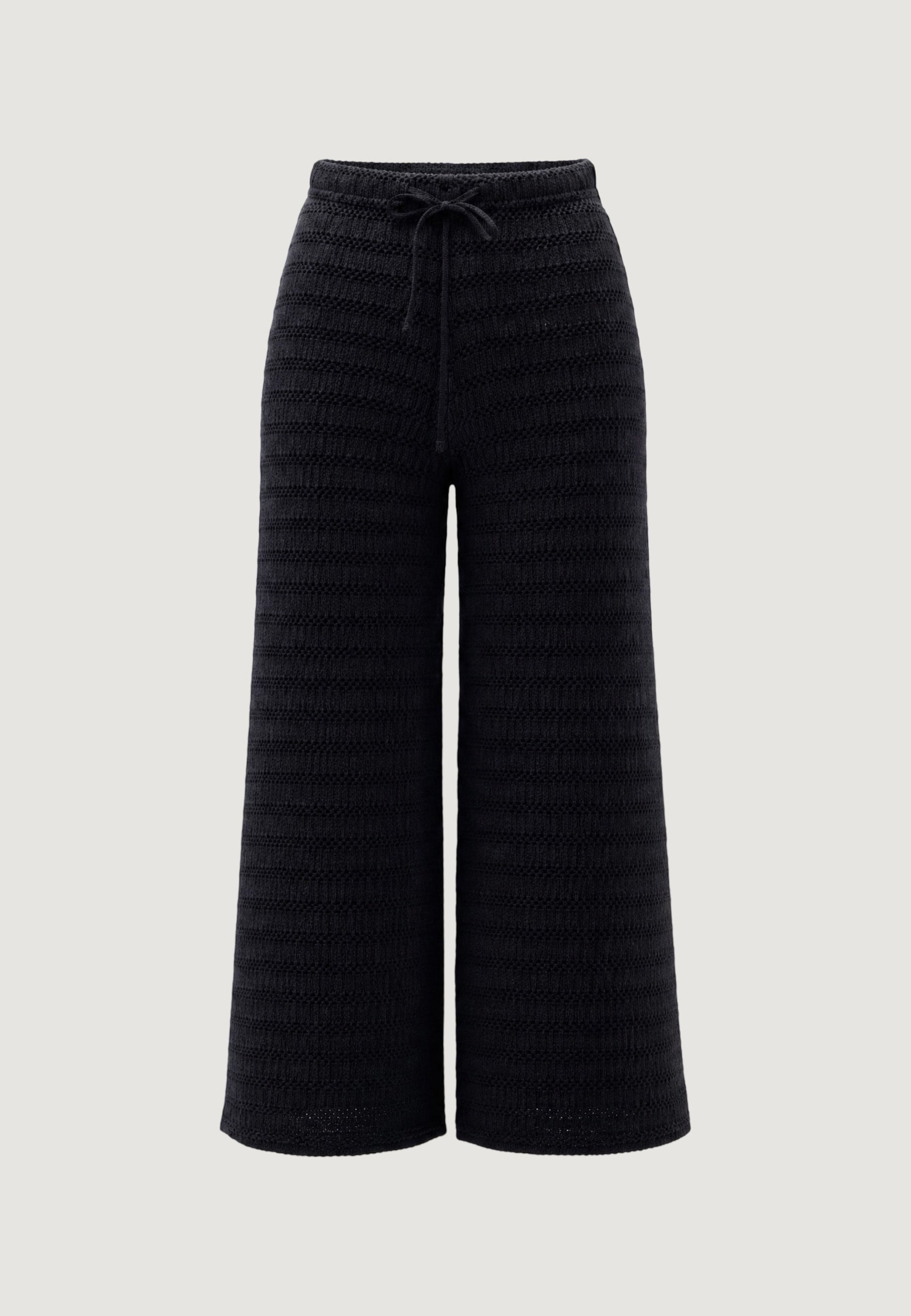 Pantaloni pentalone goffrato 95178-3 Nero