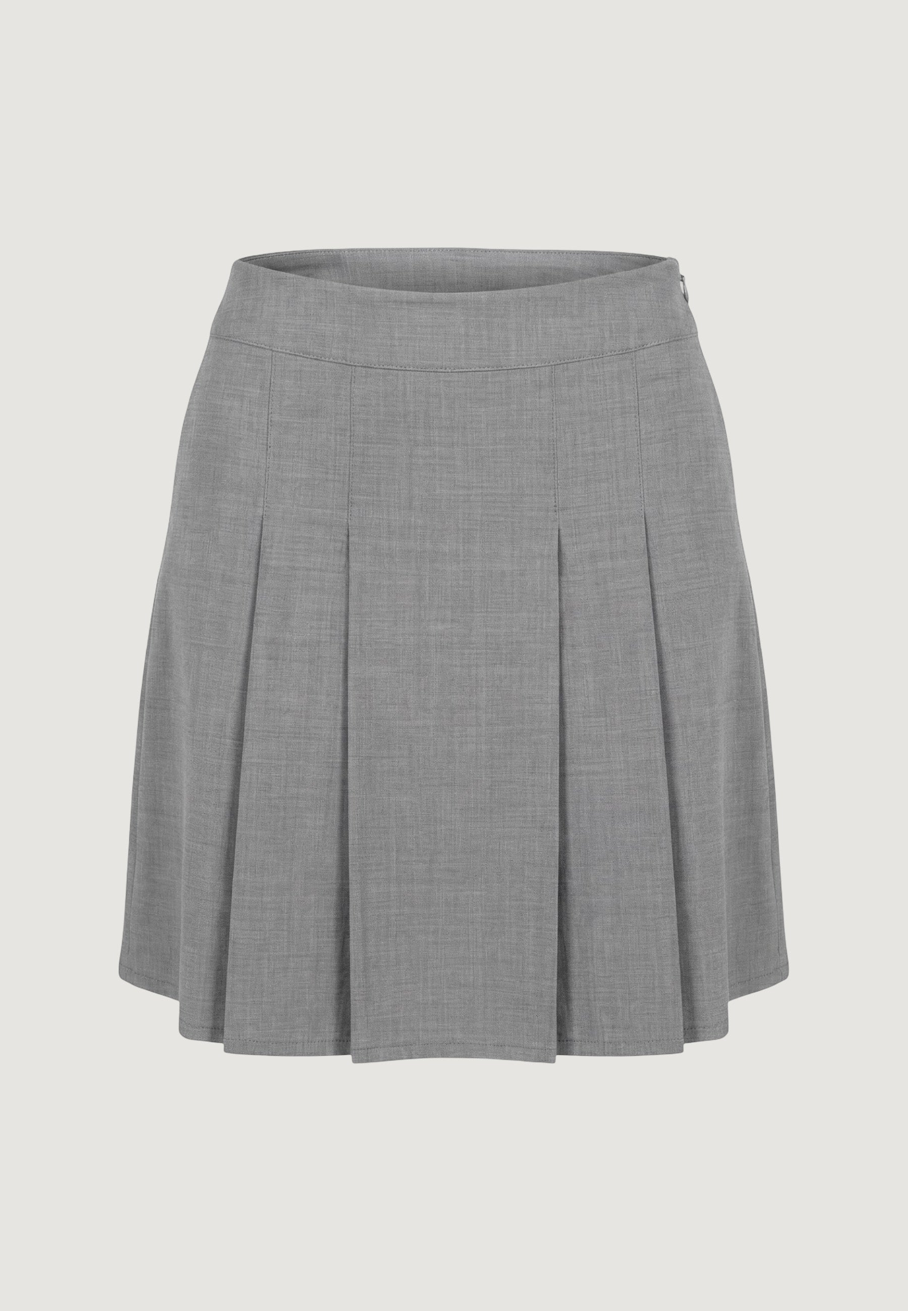 Gonna mini a pieghe t/ unita 95231 Grigio