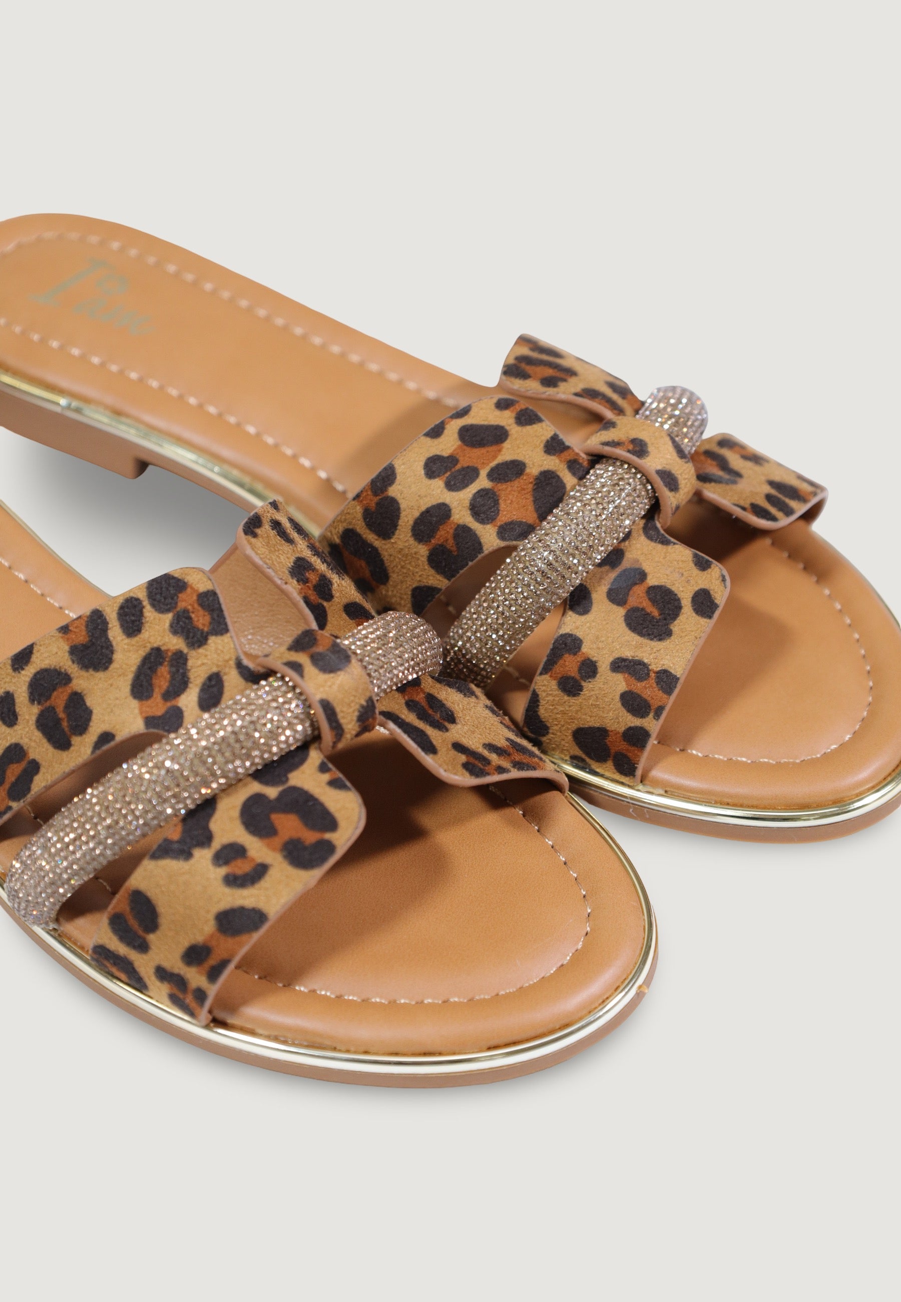 Ciabatte ciabatta bassa JB18S75-323 Leopardo