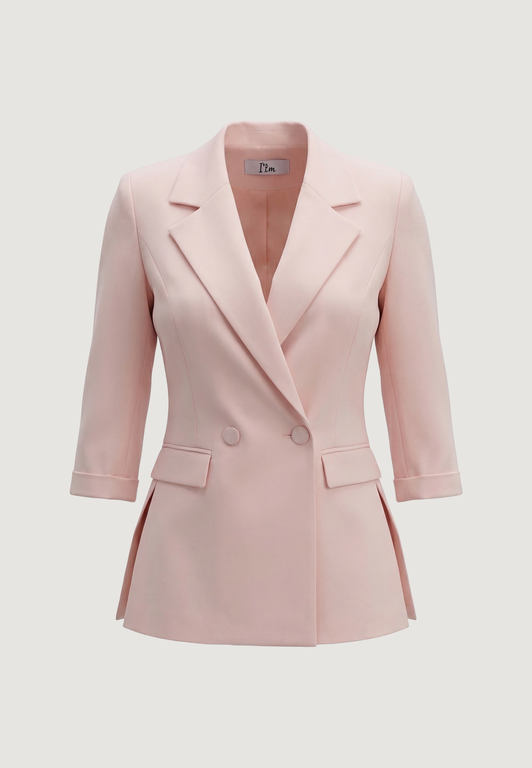 Giacca giacca con spacchi cady PE26028 Beige