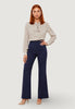 I Am Pantaloni pantalone flare tess. scuba PE26100 Blu
