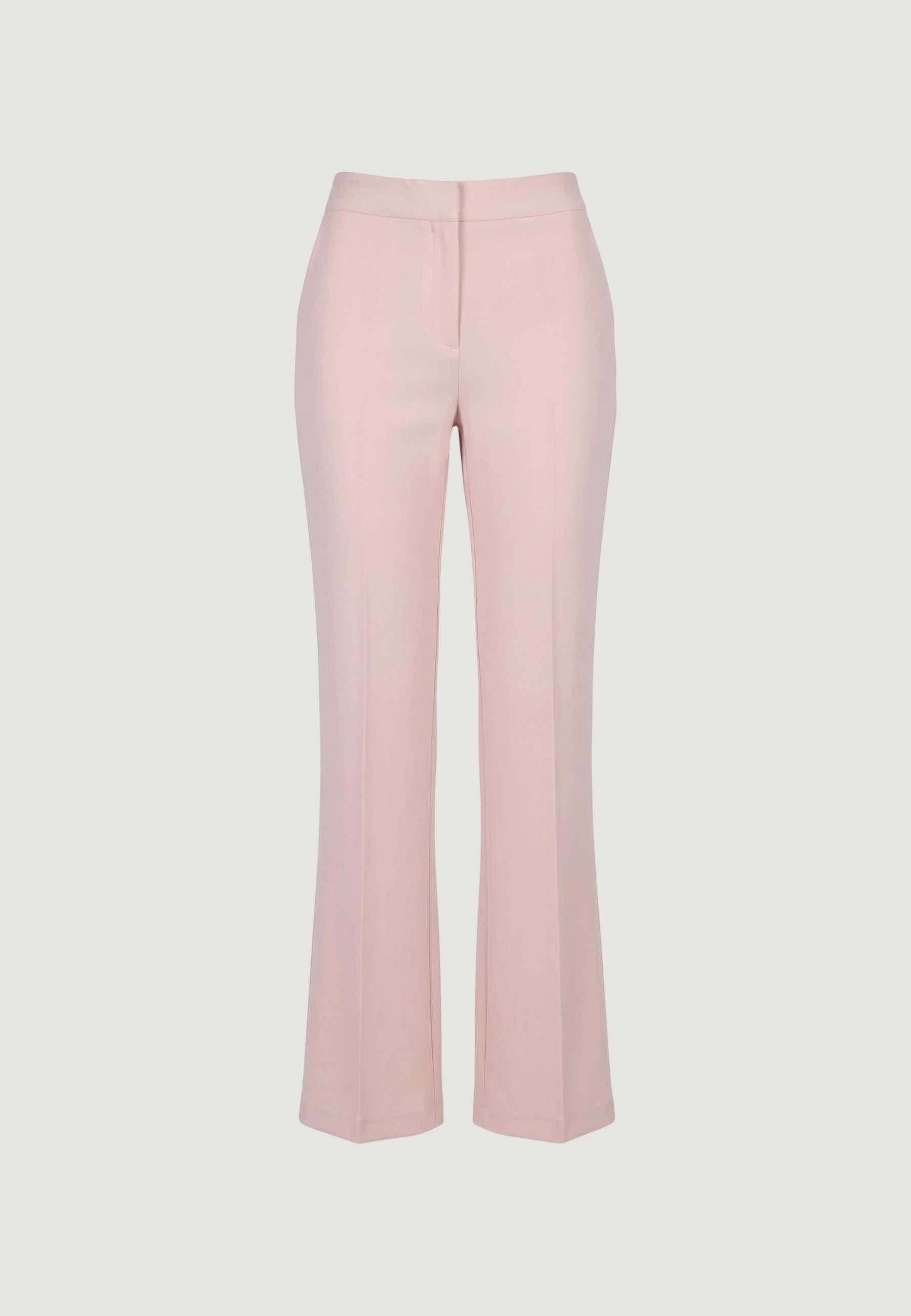 Pantaloni pantalone flare tess. scuba PE26100 Rosa