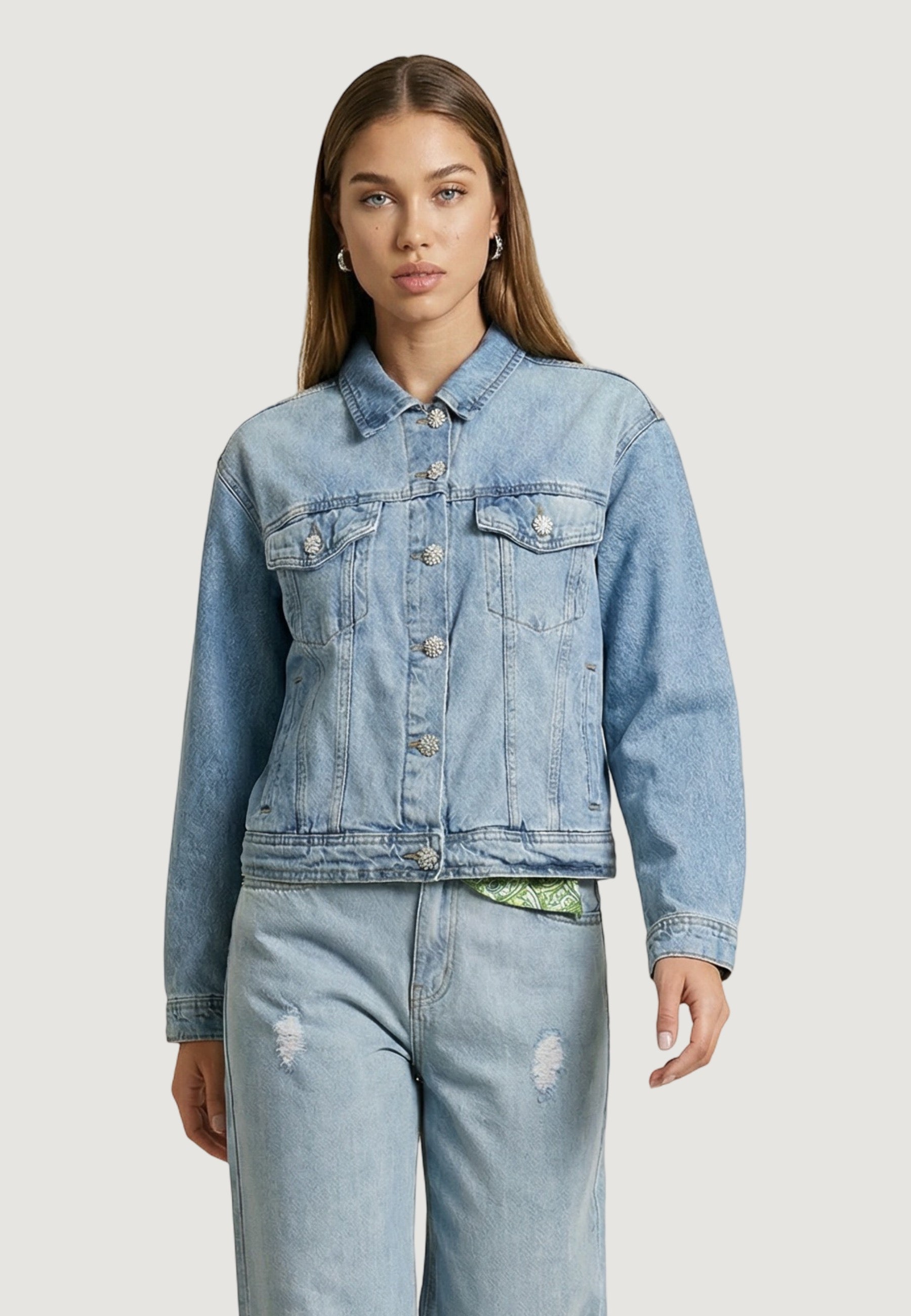 Giubbino di Jeans SLE5GB025303D Denim