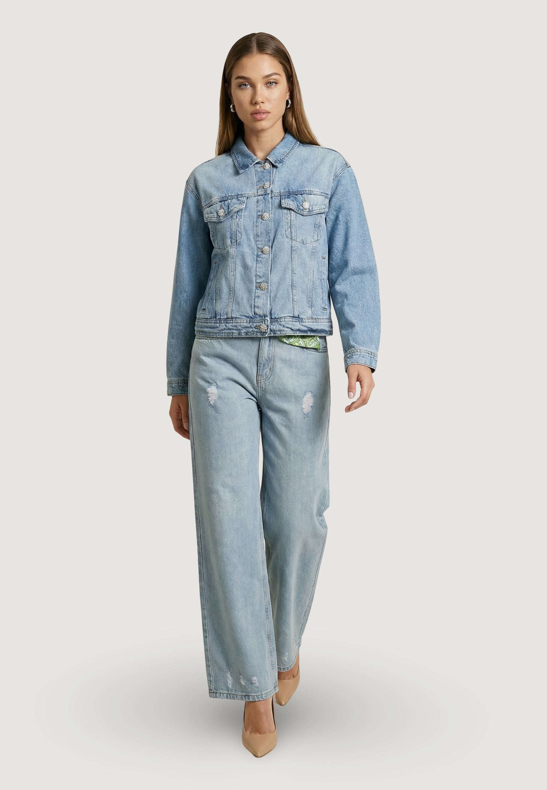 Giubbino di Jeans SLE5GB025303D Denim